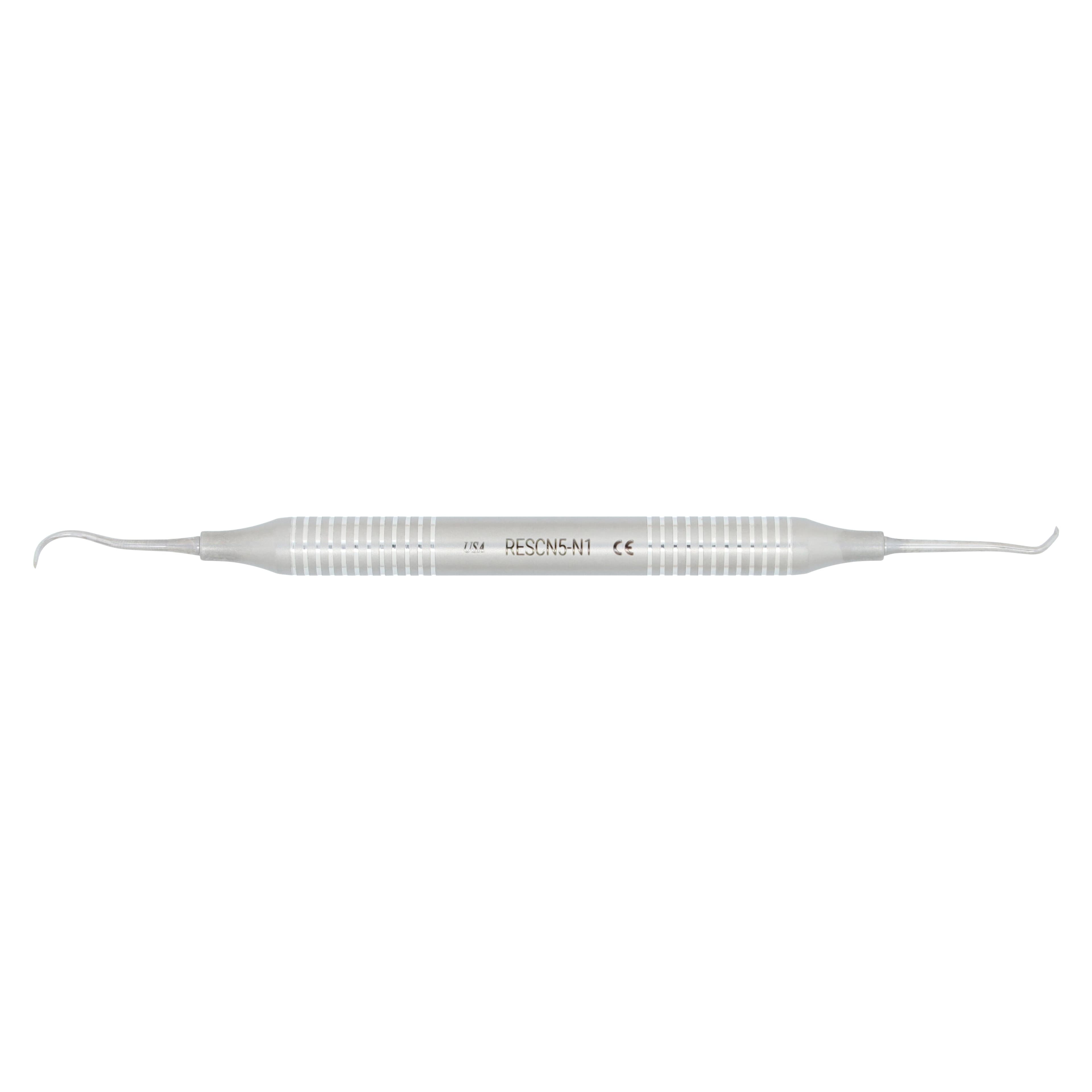 Nordent Classic Scaler DE Anterior Sickle #N5 / Contra-Angle Spoon #1, DuraLite® Round Handle, RESCN5-N1 thumbnail 5