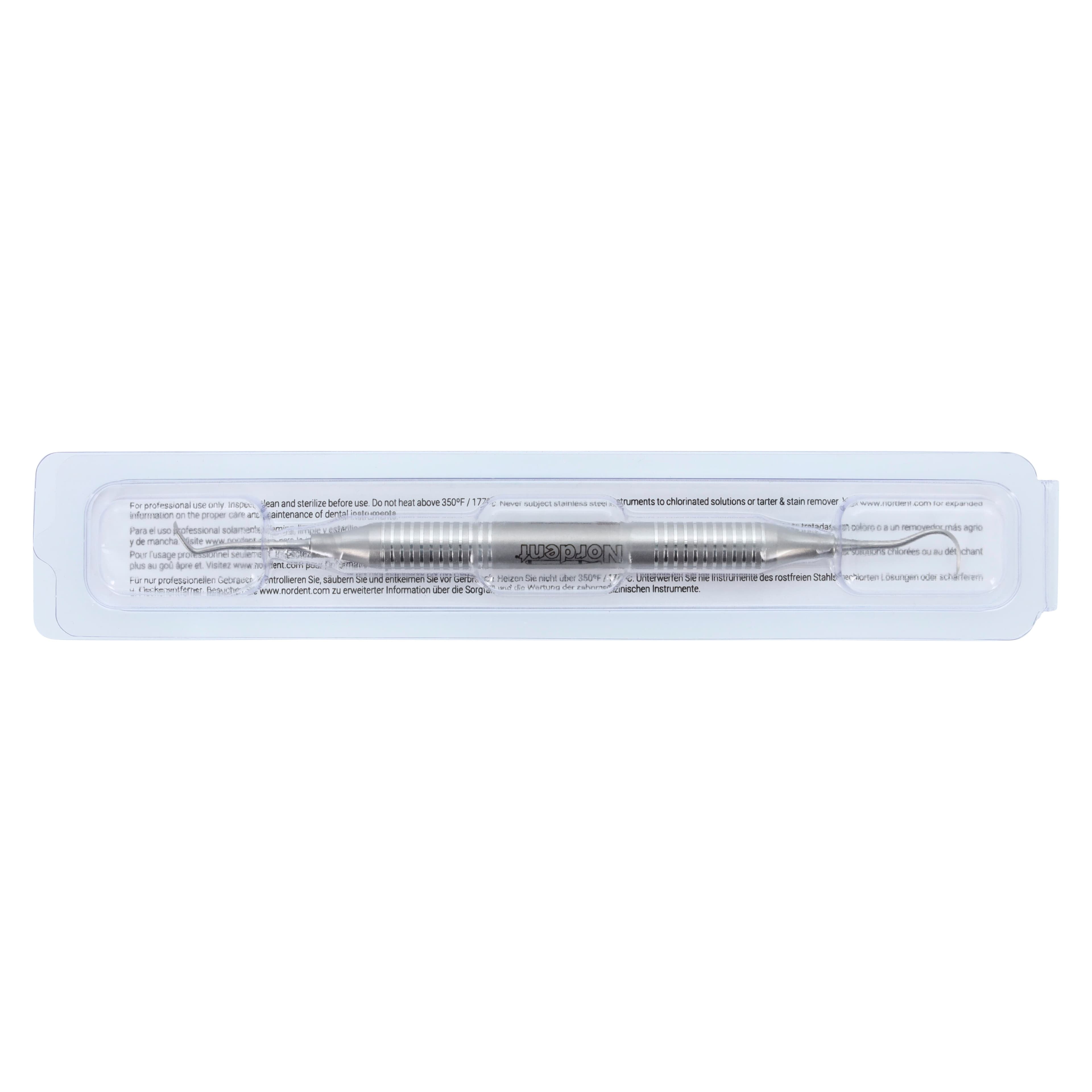 Nordent Classic Scaler DE Anterior Sickle #N5 / Contra-Angle Spoon #1, DuraLite® Round Handle, RESCN5-N1 thumbnail 7