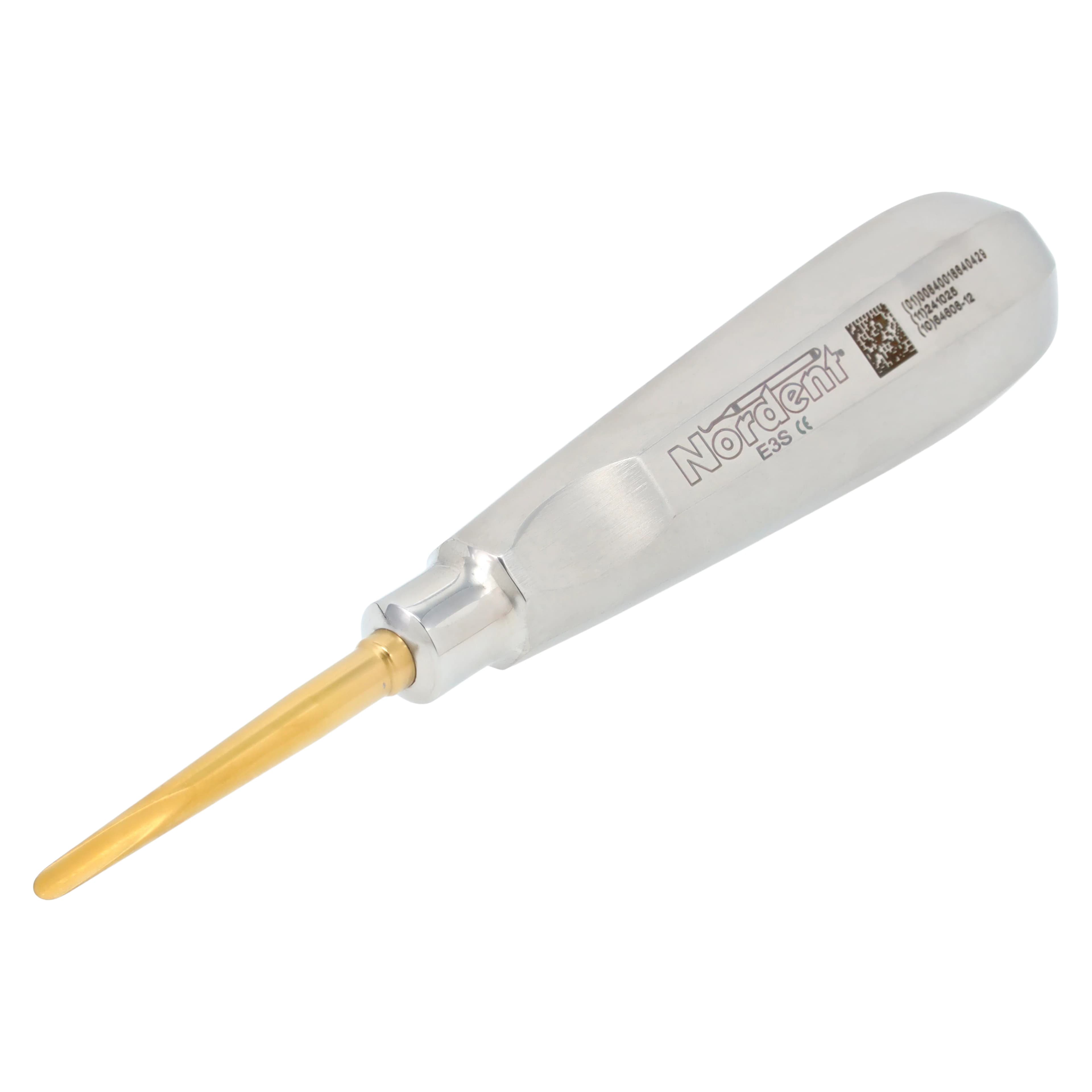 Nordent Luxation Elevator #3S, 3 mm Straight, Titanium Nitride Coated, Single End thumbnail 2