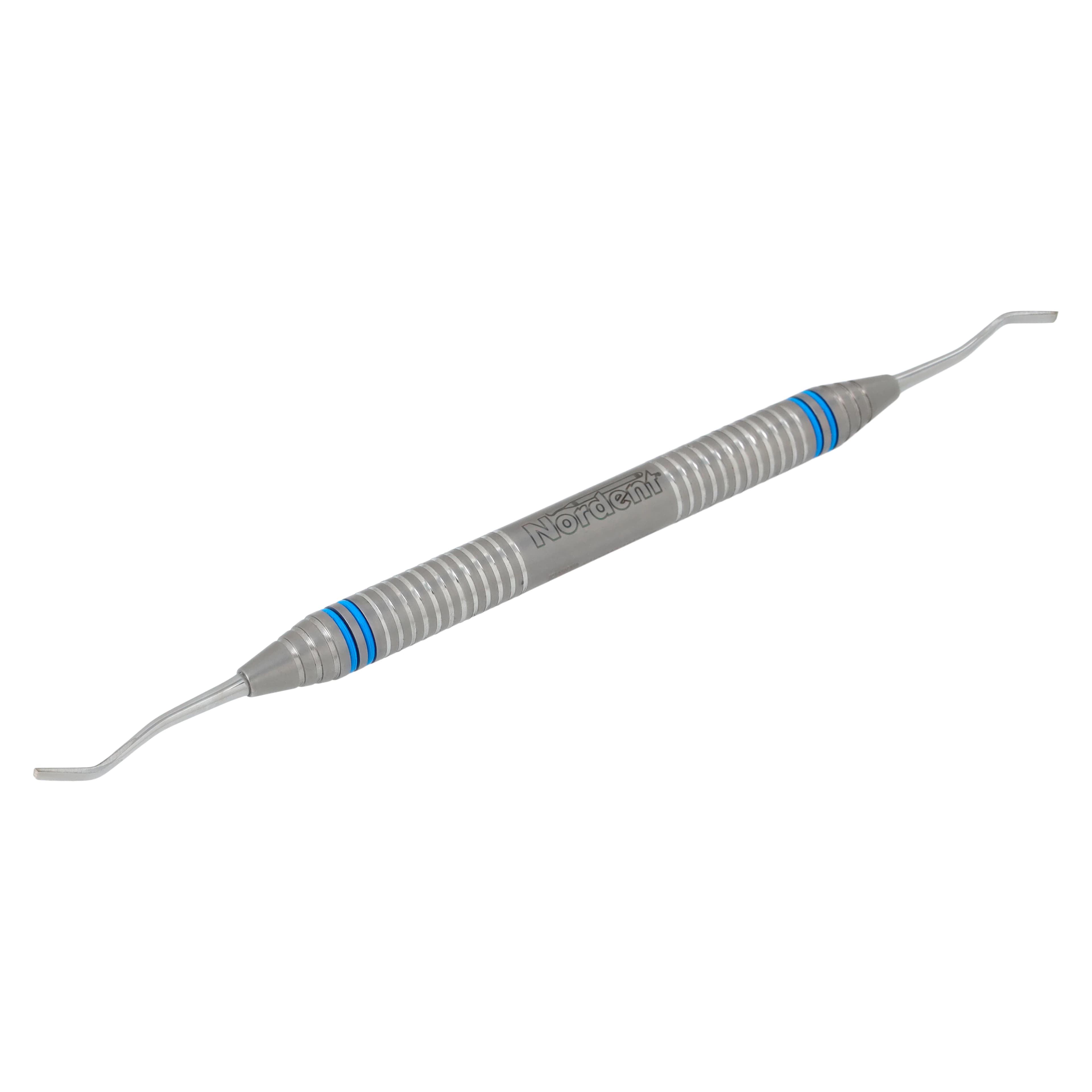 Nordent Chisel Bin-Angle DE 8-9, Double-Ended, DuraLite ColorRing, Stainless Steel, Each thumbnail 2