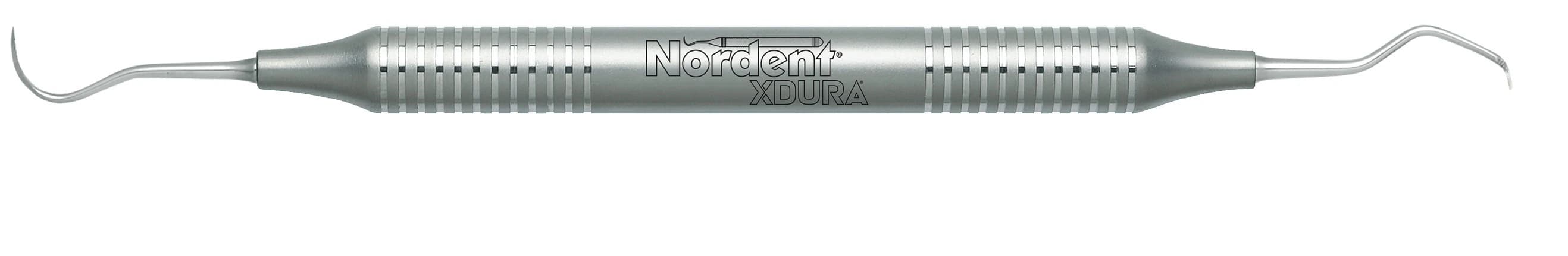 XDURA® Scalers - Anterior Sickle N5-Contra Angle Hoe #48 - DuraLite® Round, Double End, Stainless Steel, RENSN5-48 - XDURA&reg; Scalers - Anterior Sickle N5-Contra Angle Hoe #48 - DuraLite&reg; Round - Image 1