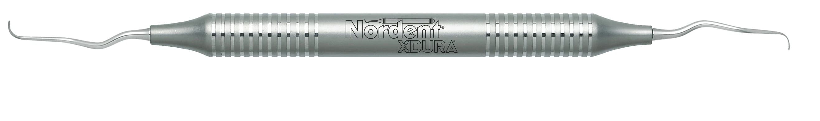 XDURA® Gracey Curettes #13-14, Mini Blade/Long Reach, Double End, DuraLite® Round Handle, Stainless Steel - XDURA&reg; Gracey Curettes - #13-14 Mini Blade/Long Reach - DuraLite&reg; Round - Image 1