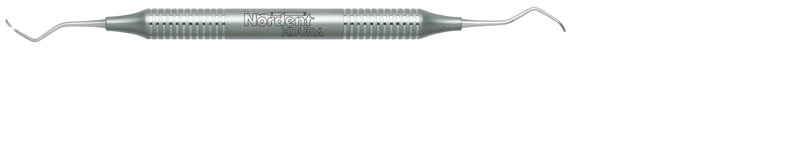 Nordent XDURA Barnhart #5-6 Double End Curette, DuraLite Round Handle, Stainless Steel thumbnail 2