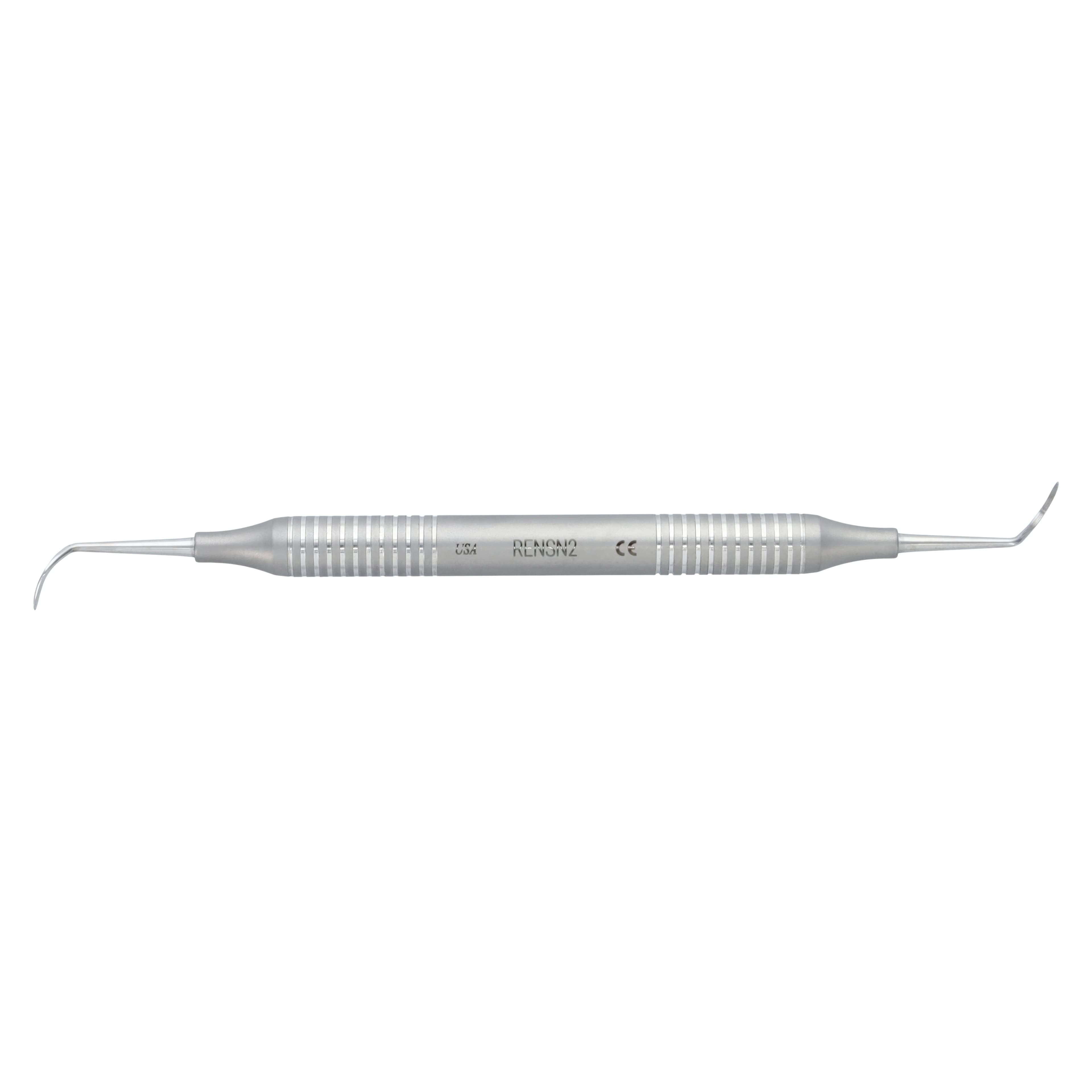 XDURA® Scalers - Posterior Sickle Offset #2 - DuraLite® Round Handle, Double-End, RENSN2 thumbnail 5