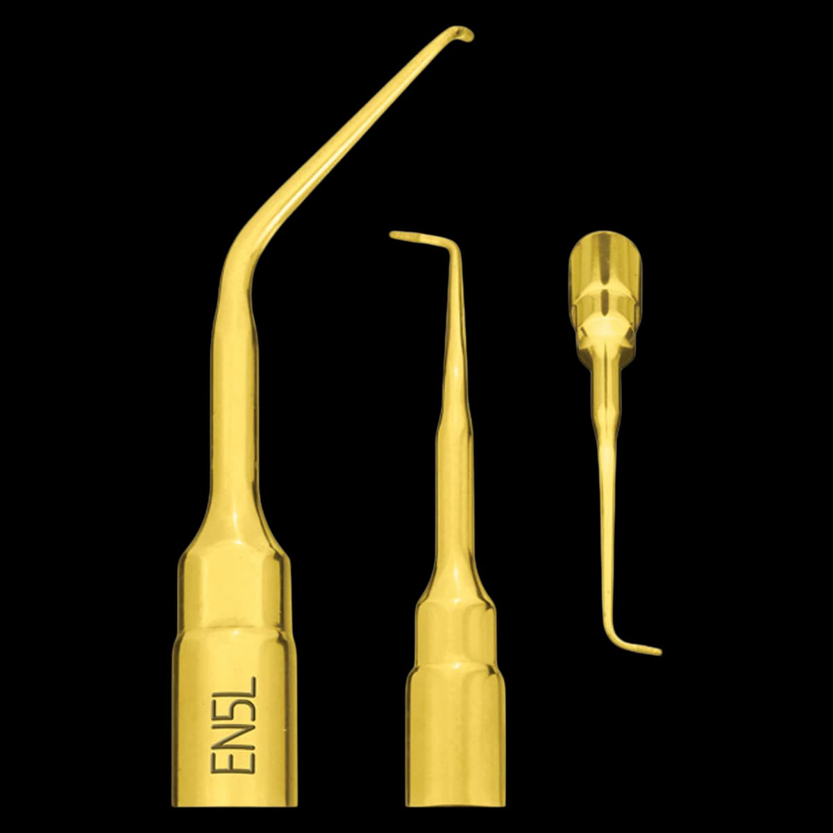 EN5L Piezo Insert, Left Angled, Diamond-Coated Endo Apical Debrider, 2.2 mm, Titanium Nitride Coated, 02170008 - EN5L Piezo Insert - Image 1