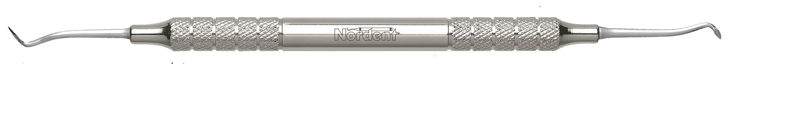 Nordent Carver Tanner #5 Double-End, Medium Round Handle, Stainless Steel, Each - Carvers - Tanner #5 - Medium Round - Image 1