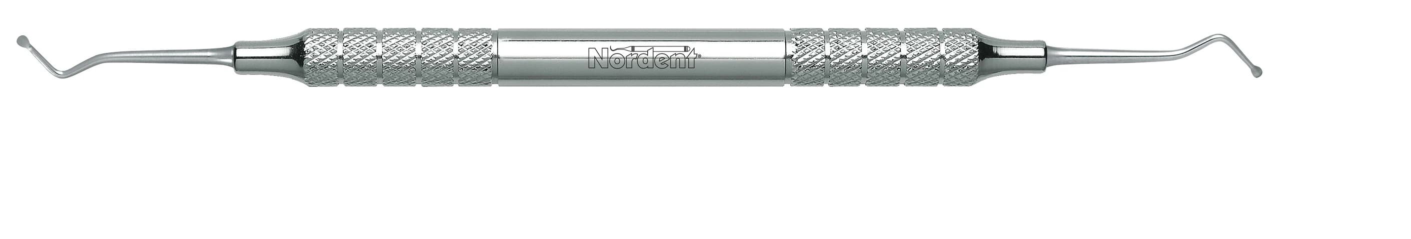Nordent Excavator Spoon #2, 1.6mm Head Size #18, Medium Round, Double-Ended - Excavators - Spoon #2 (1.6mm, Head Size #18) - Medium Round - Image 1