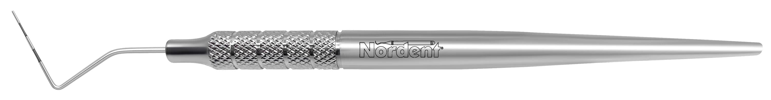 Nordent Color Coded Periodontal Probe, Single-Ended, #N33, 3-6-9-12mm Markings, Medium Round Handle, Stainless Steel, RPCN33 - Color Coded Probes - Single-Ended - #N33 (3-6-9-12) - Medium Round - Image 1
