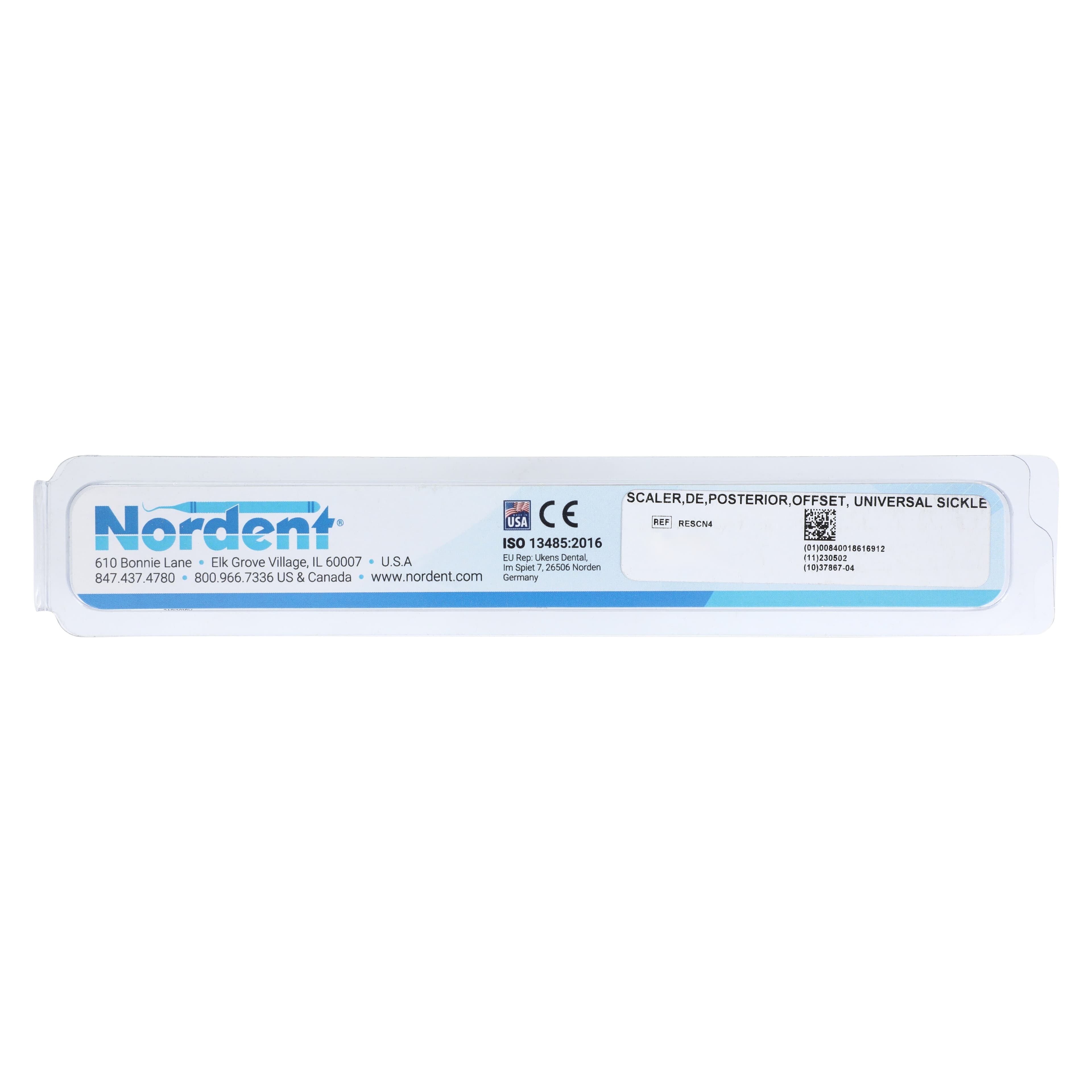 Nordent Classic Scaler DE Universal Sickle Offset #4, DuraLite® Round Handle, Double-Ended, 1 Each thumbnail 6
