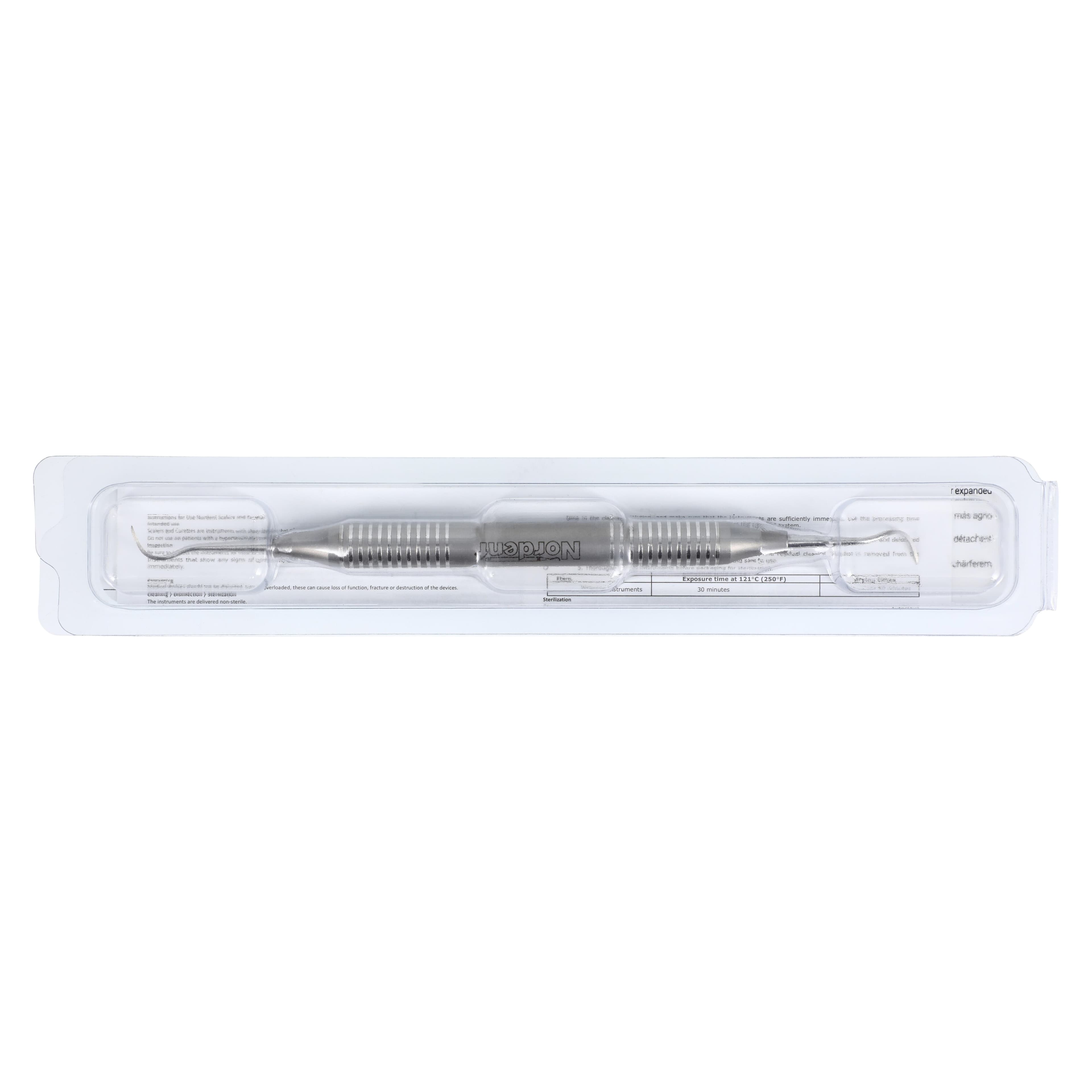 Nordent Classic Scaler DE Universal Sickle Offset #4, DuraLite® Round Handle, Double-Ended, 1 Each thumbnail 7