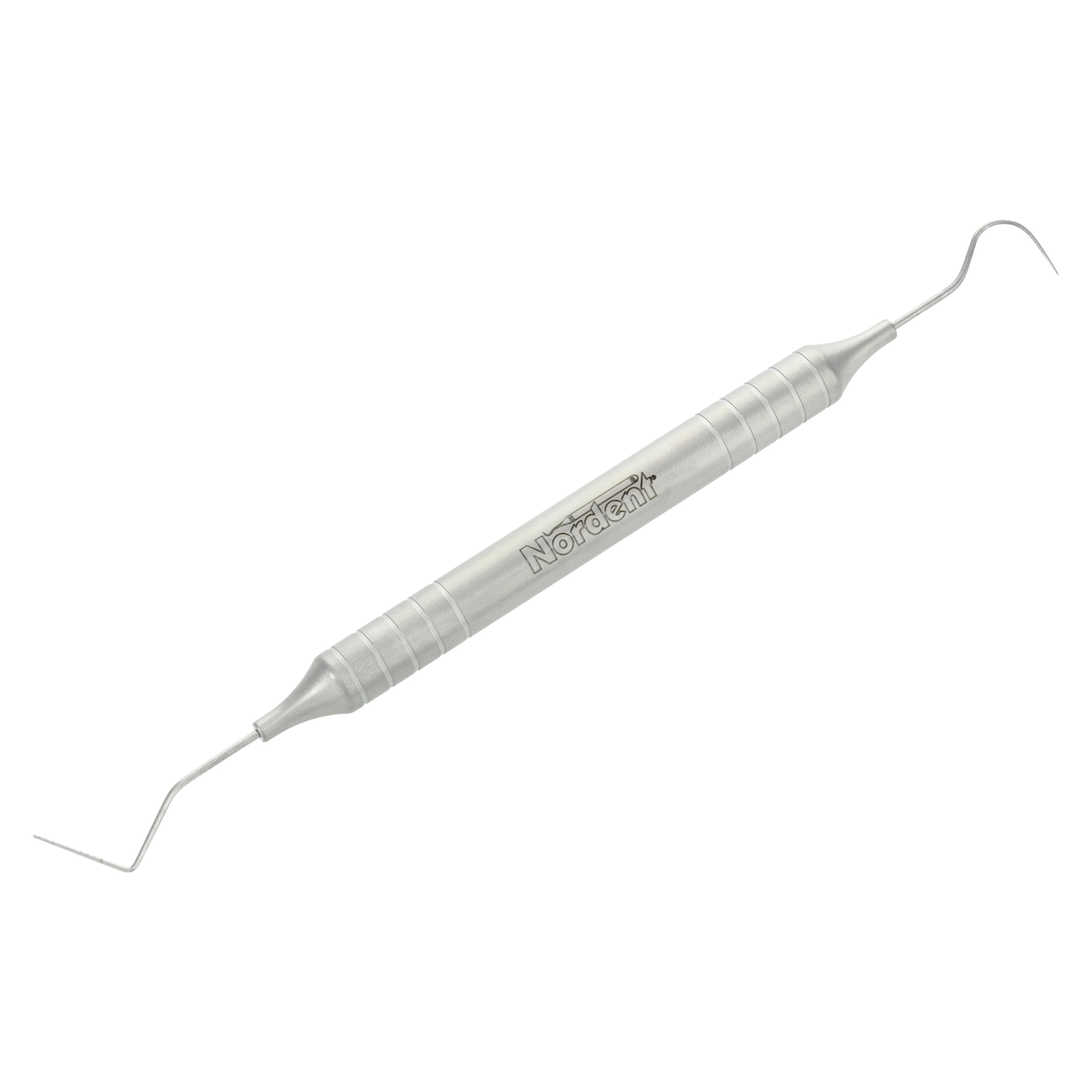 Non-Color Coded Expros #23/Williams (1-2-3-5-7-8-9-10) DuraLite Round Handle Double-Ended Explorer Probe, Nordent thumbnail 2