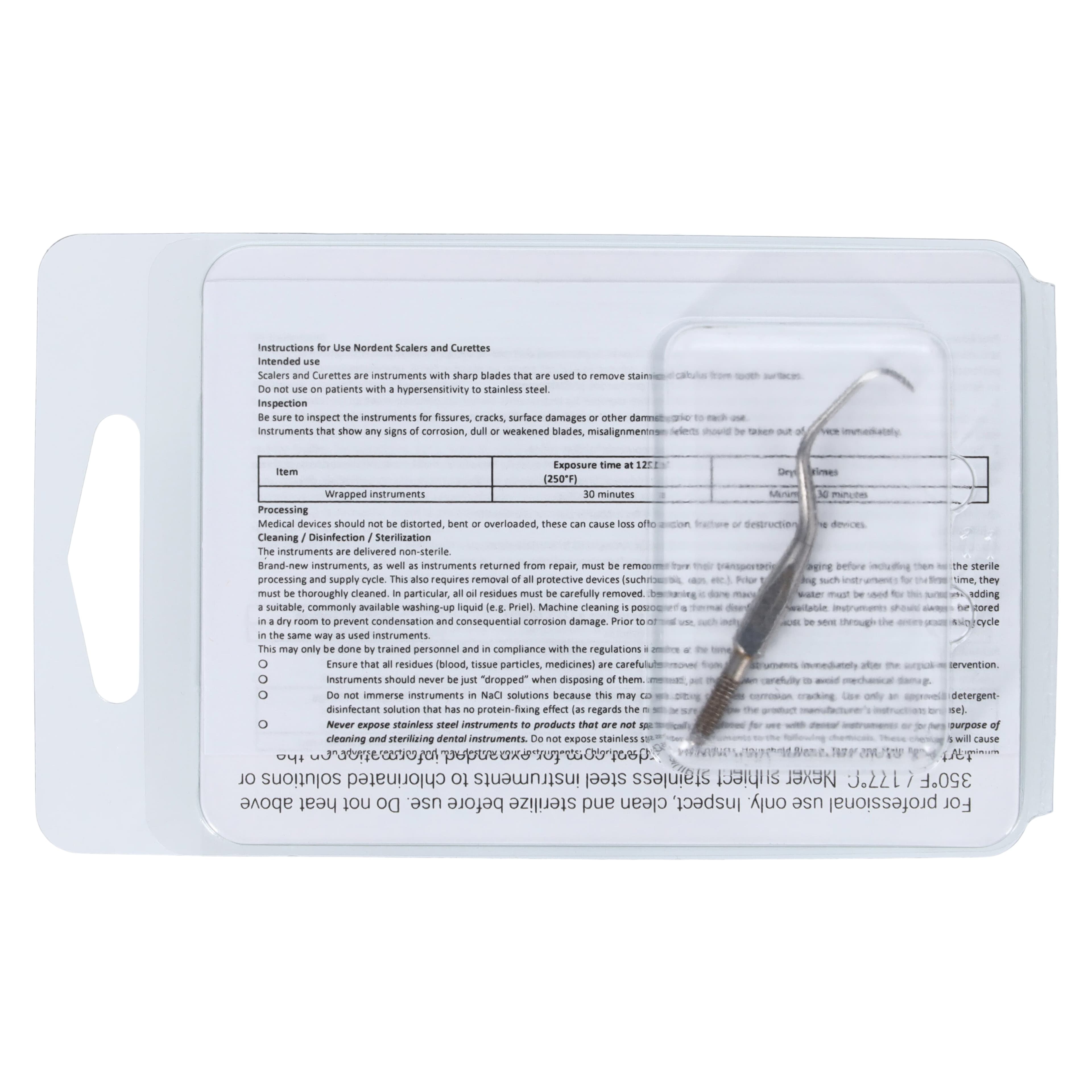 Nordent Hartzell Gracey 7 Rigid Cone Socket Curette Tip, Stainless Steel, GL7S thumbnail 5