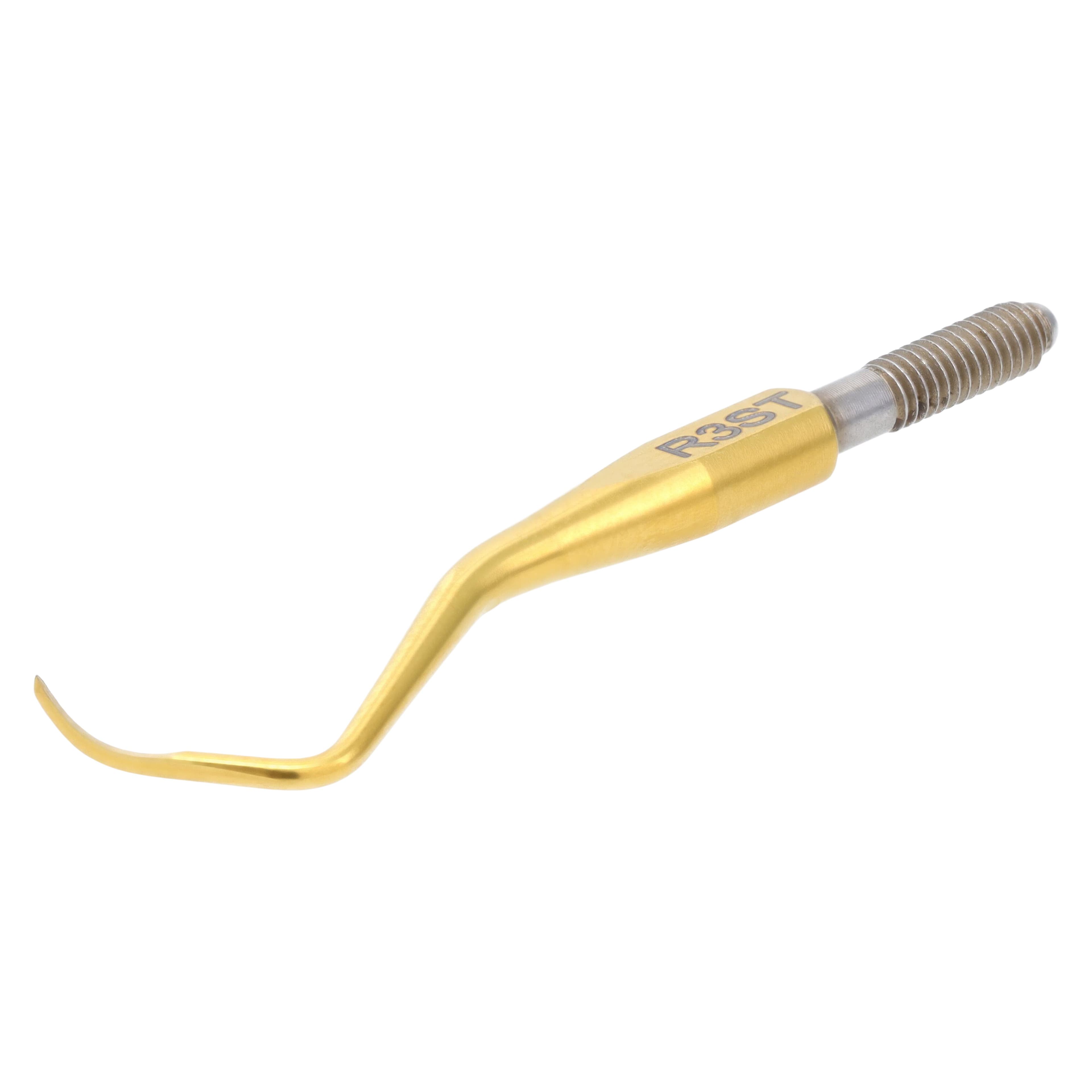 Nordent Hartzell Ratcliff 3 Cone Socket Curette Tip, Titanium Nitride (TiN), R3ST thumbnail 4