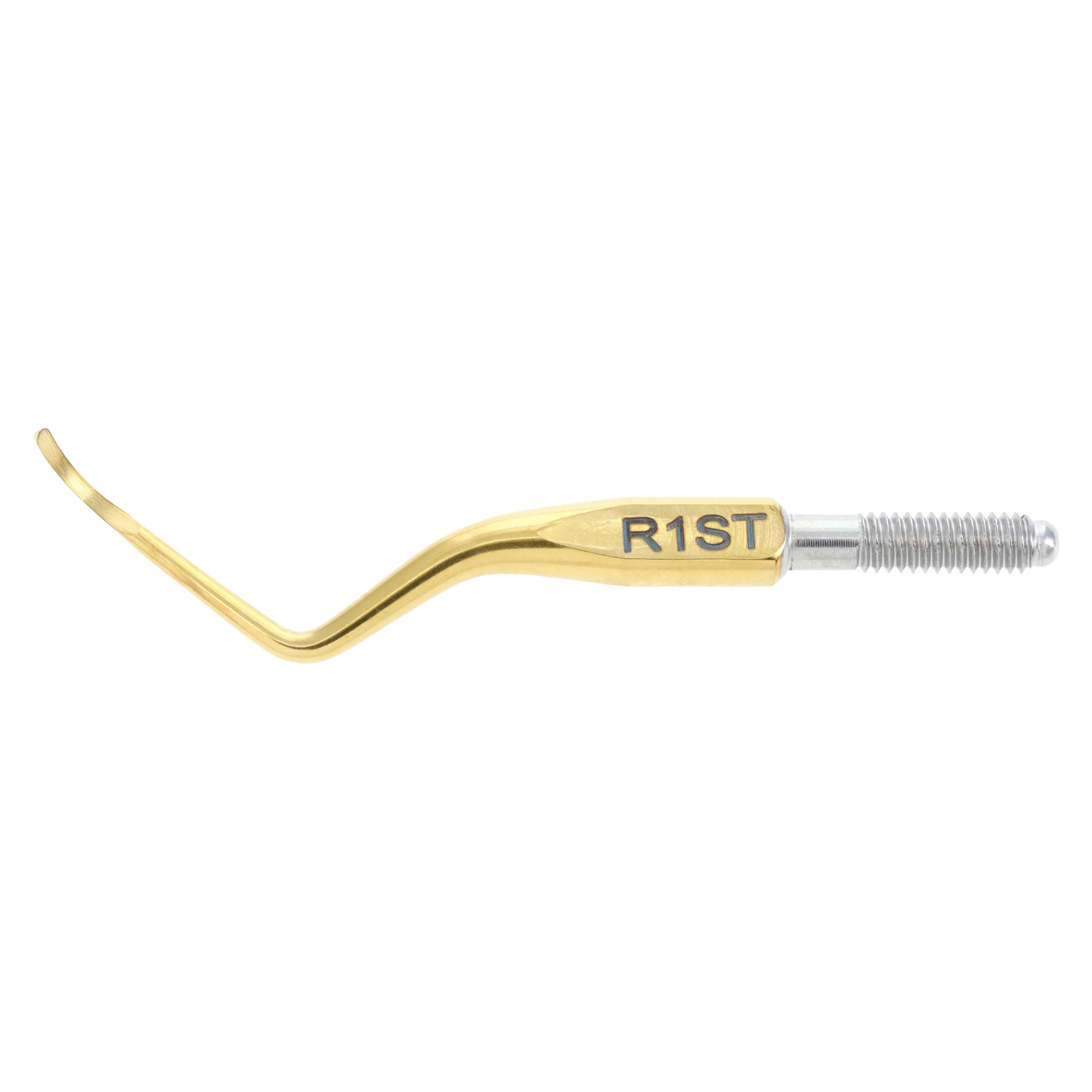 Nordent Hartzell Ratcliff Sharpen-Free Curette #1, Cone Socket Tip, Titanium Nitride Coated, Universal, 1 Each (R1ST) - Curette CS Tip Ratcliff 1 - Image 1