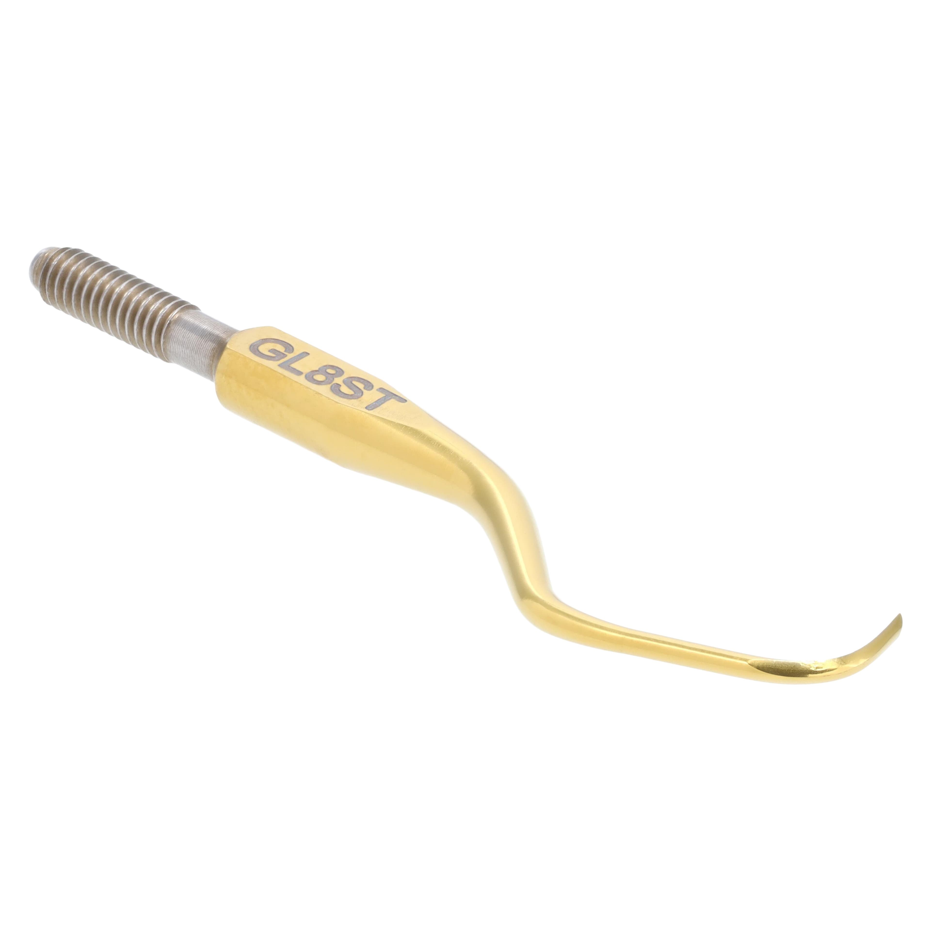 Nordent Hartzell Gracey 8 Rigid Cone Socket Curette Tip, Titanium Nitride (TiN), GL8ST thumbnail 3