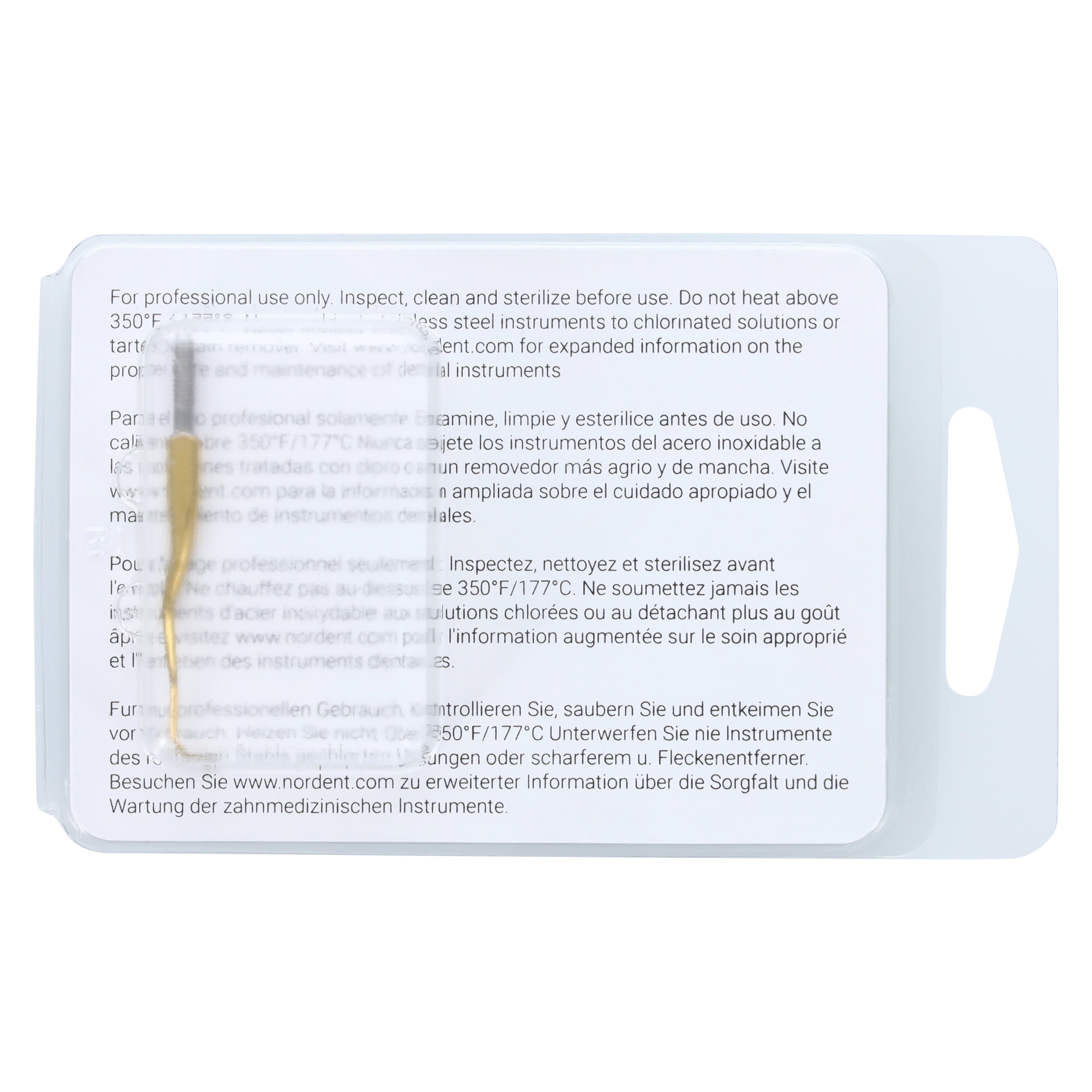 Nordent Hartzell Gracey 13 Rigid Cone Socket Curette Tip, Titanium Nitride (TiN), GL13ST thumbnail 5