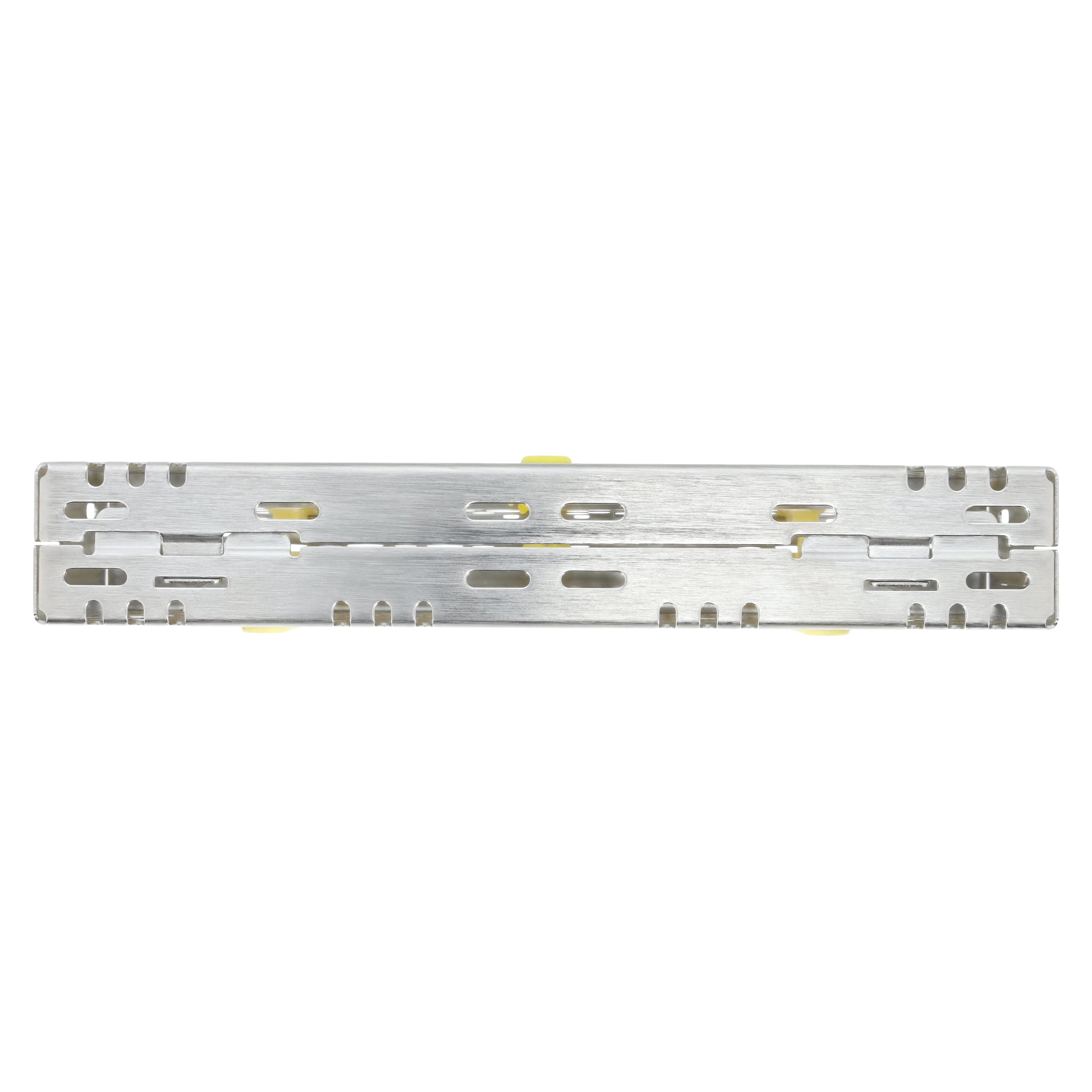 Nordent Sterilization Cassette, Small, 5 Instruments, Yellow, Single-Sided, Stainless Steel, 3" x 8" x 1.25", CH1-5N4 thumbnail 7