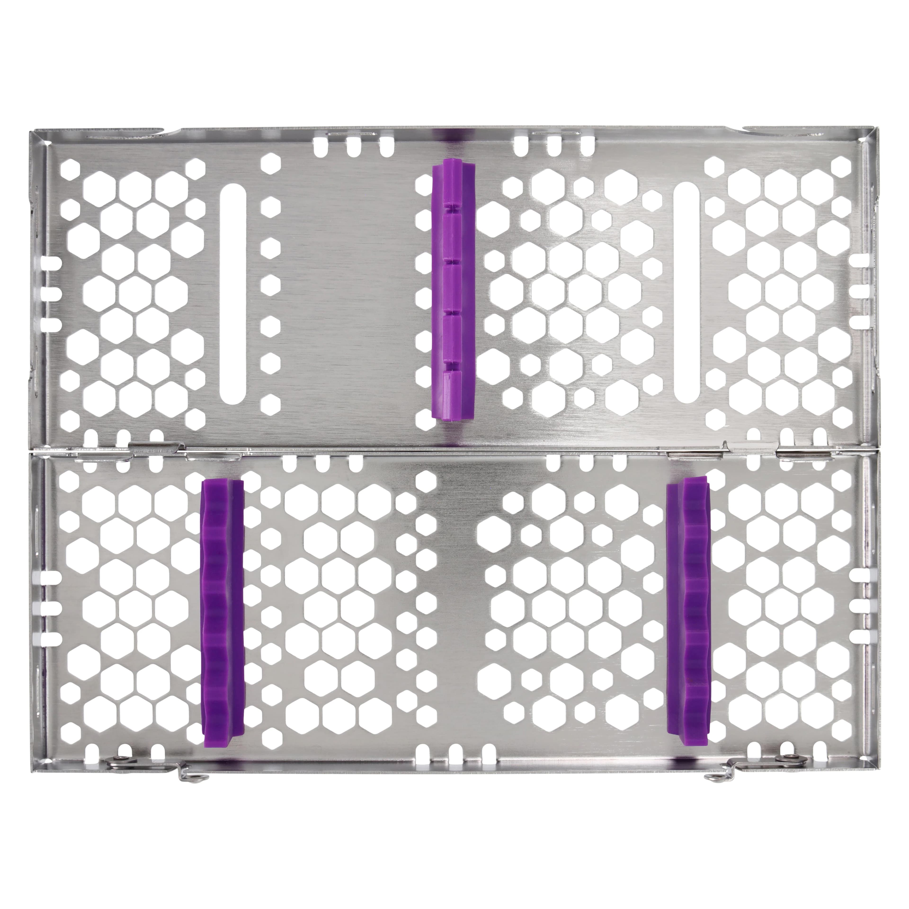 Nordent Cassette Small 5 Instrument, Purple, Single Sided, Stainless Steel, 3 in x 8 in x 1 1/4 in, CH1-5N7 thumbnail 3