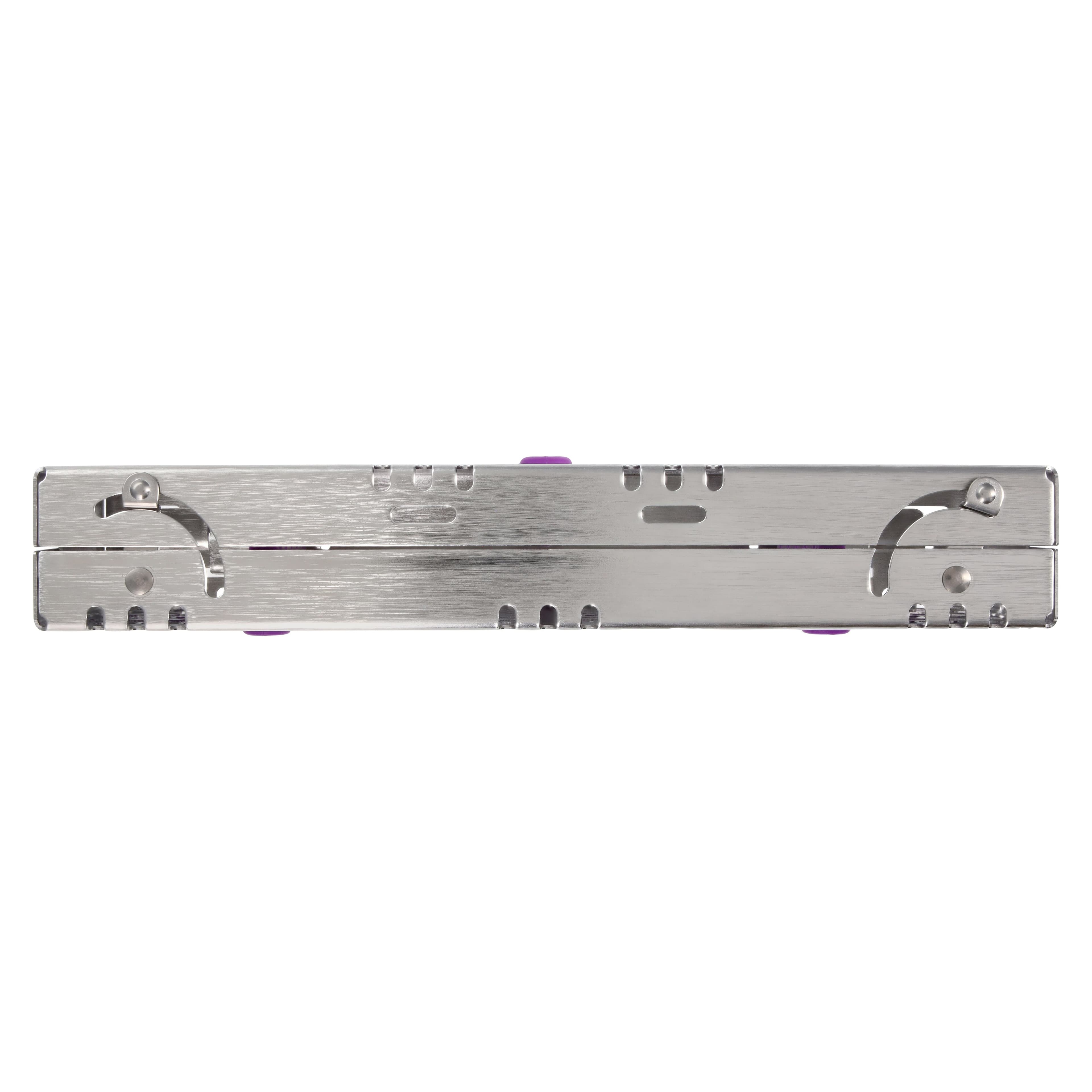 Nordent Cassette Small 5 Instrument, Purple, Single Sided, Stainless Steel, 3 in x 8 in x 1 1/4 in, CH1-5N7 thumbnail 5