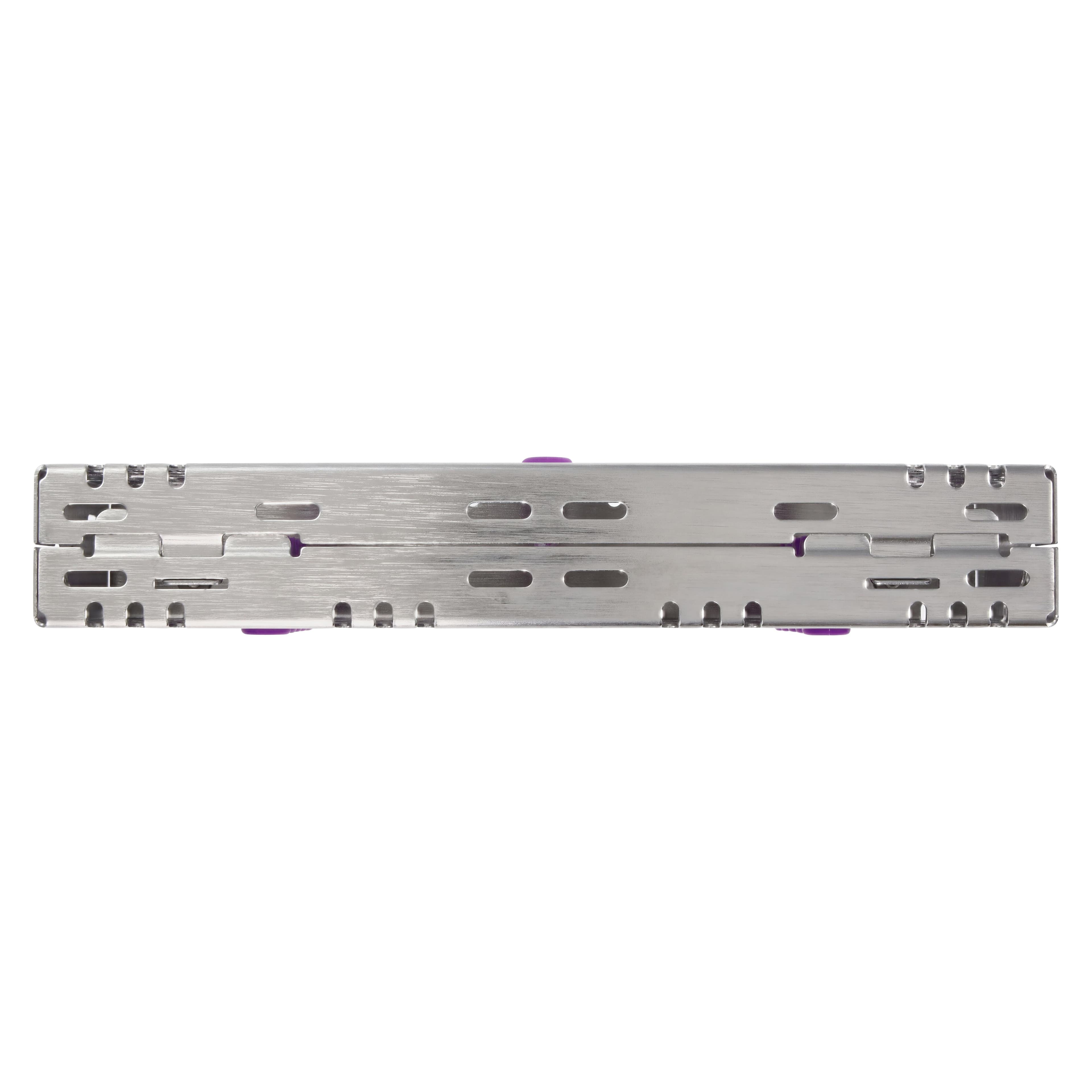 Nordent Cassette Small 5 Instrument, Purple, Single Sided, Stainless Steel, 3 in x 8 in x 1 1/4 in, CH1-5N7 thumbnail 6