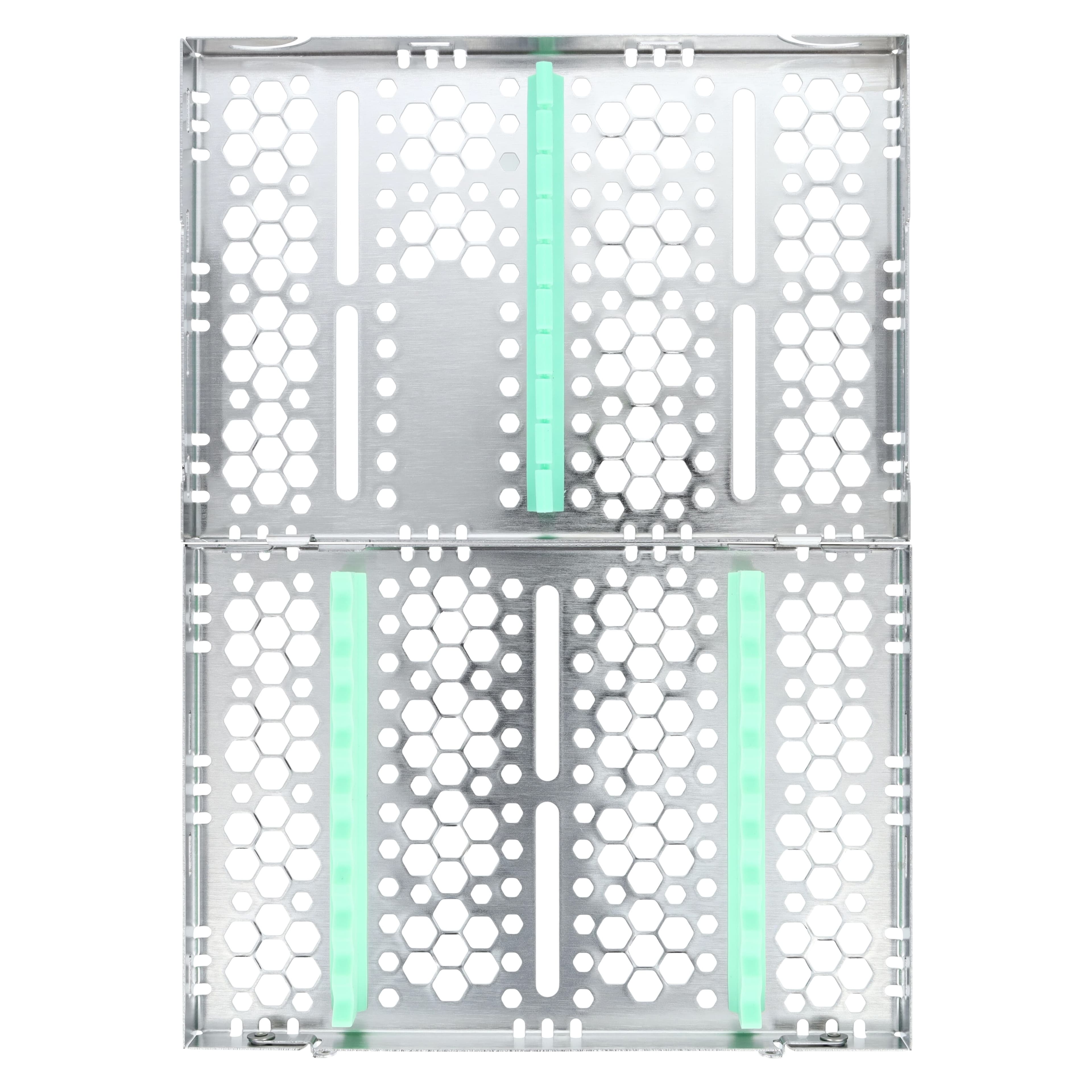 Nordent Sterilization Cassette, Medium, 10 Instruments, Light Green, Single-Sided, Stainless Steel, CH2-10N5 thumbnail 3