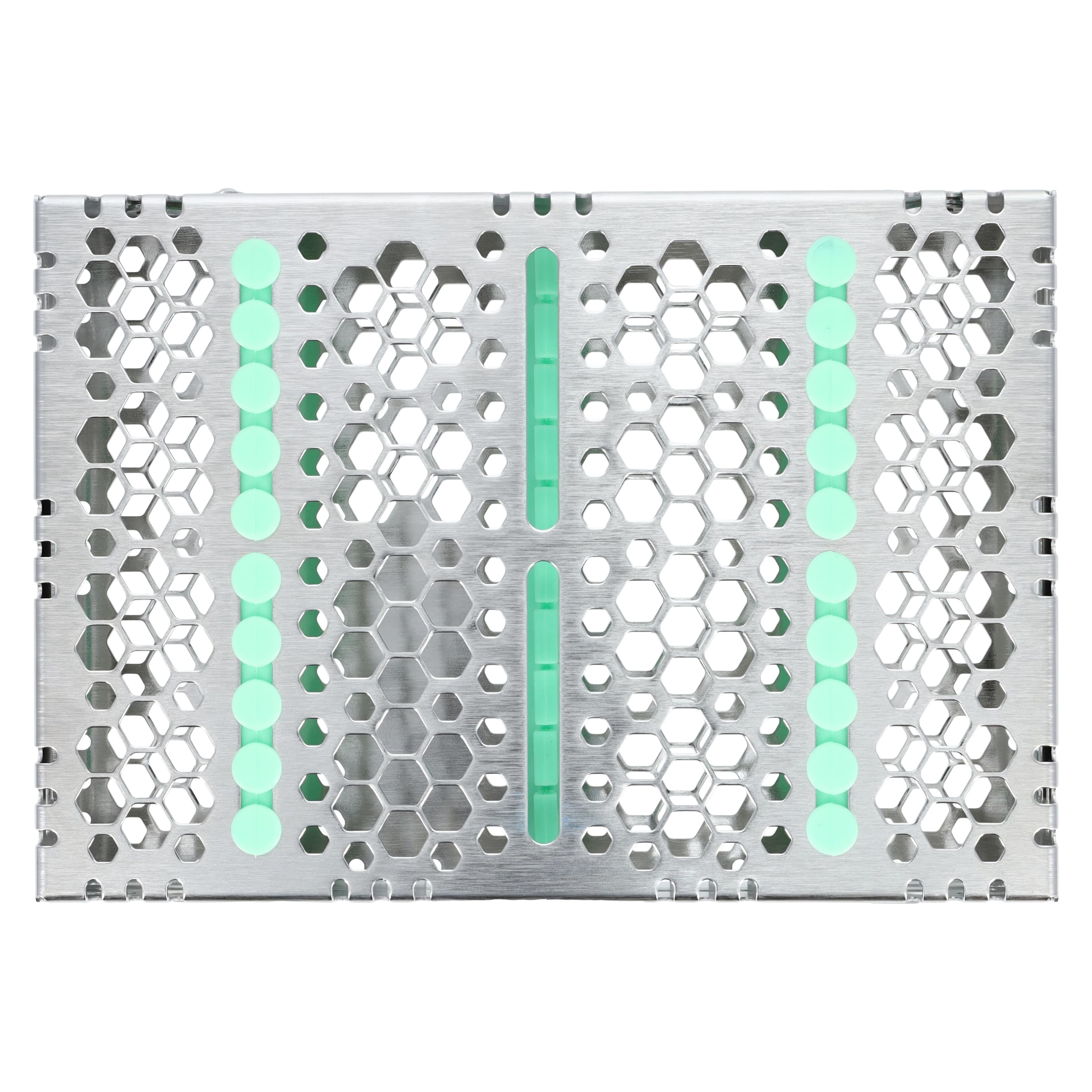 Nordent Sterilization Cassette, Medium, 10 Instruments, Light Green, Single-Sided, Stainless Steel, CH2-10N5 thumbnail 5