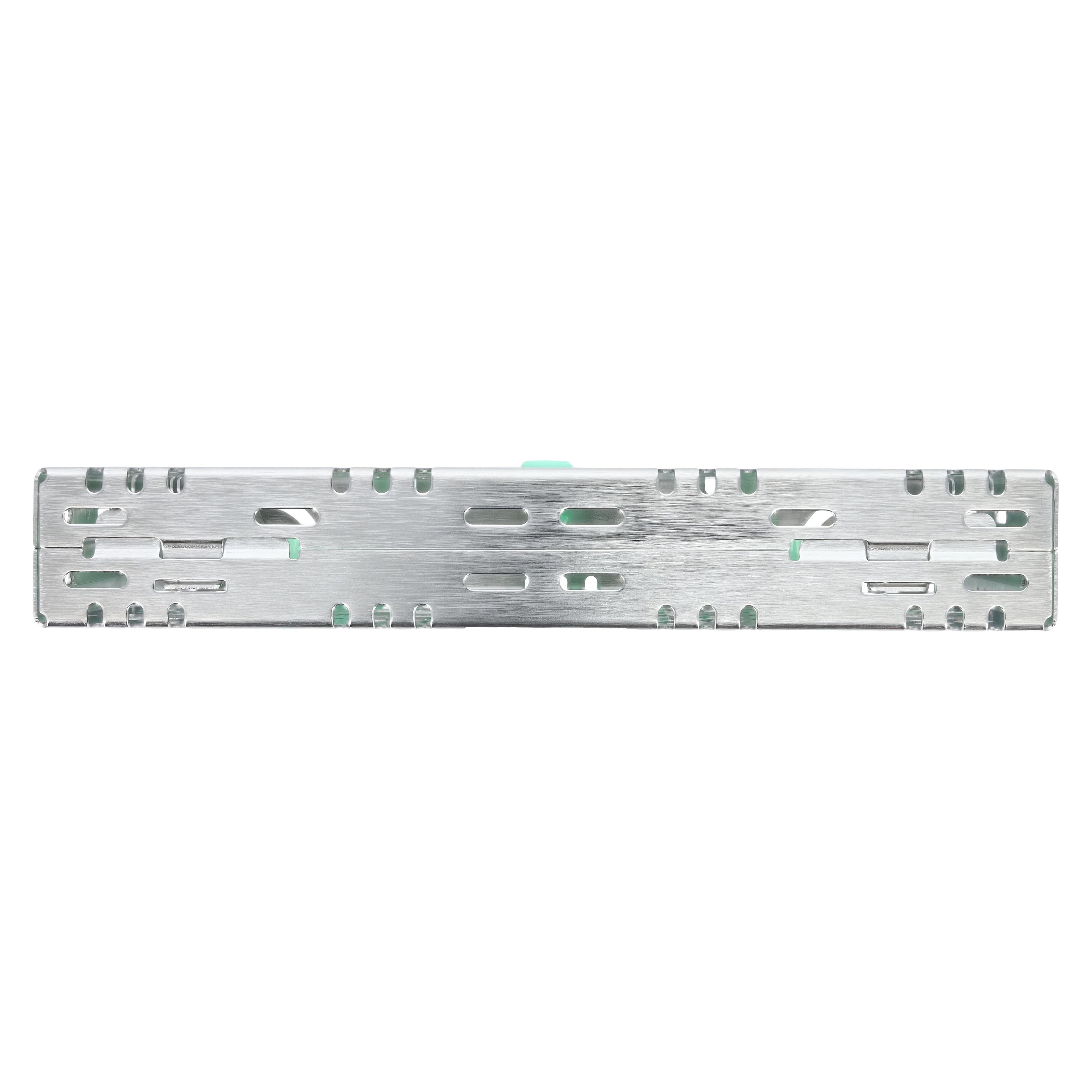 Nordent Sterilization Cassette, Medium, 10 Instruments, Light Green, Single-Sided, Stainless Steel, CH2-10N5 thumbnail 7