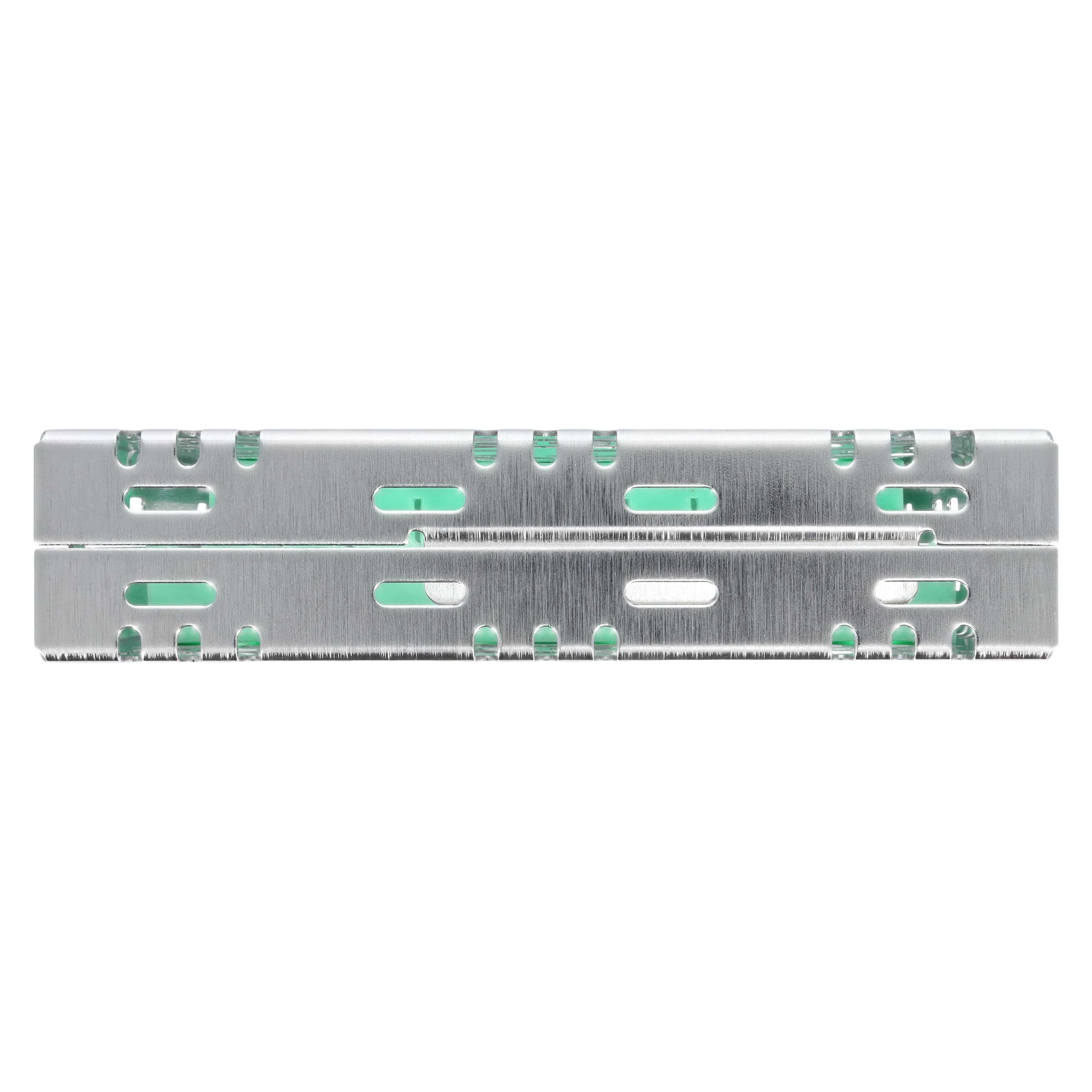 Nordent Sterilization Cassette, Medium, 10 Instruments, Light Green, Single-Sided, Stainless Steel, CH2-10N5 thumbnail 8