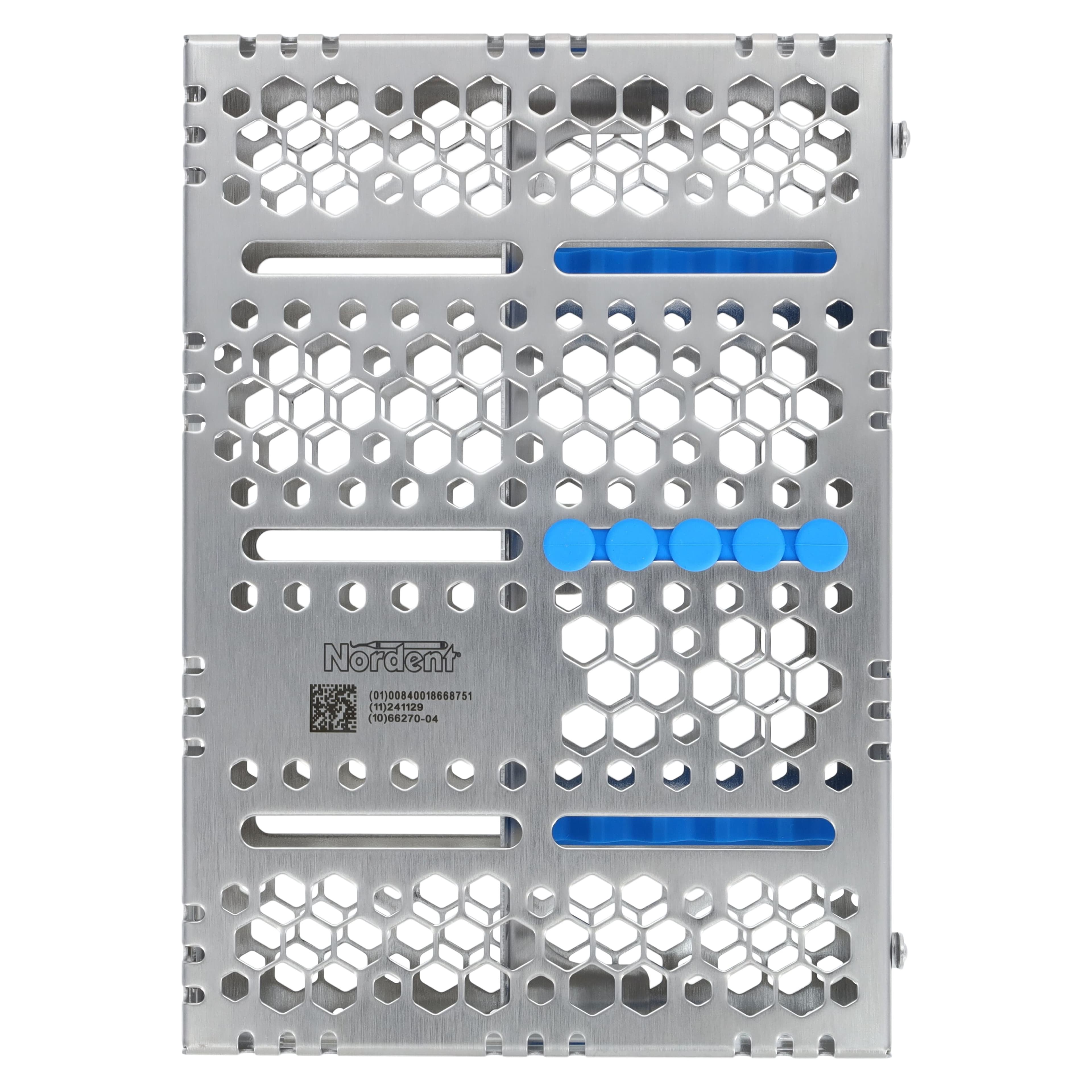 Nordent Cassette Single Sided Medium 5 Instruments with Divider, Blue, Stainless Steel, CH2-5D1 thumbnail 4