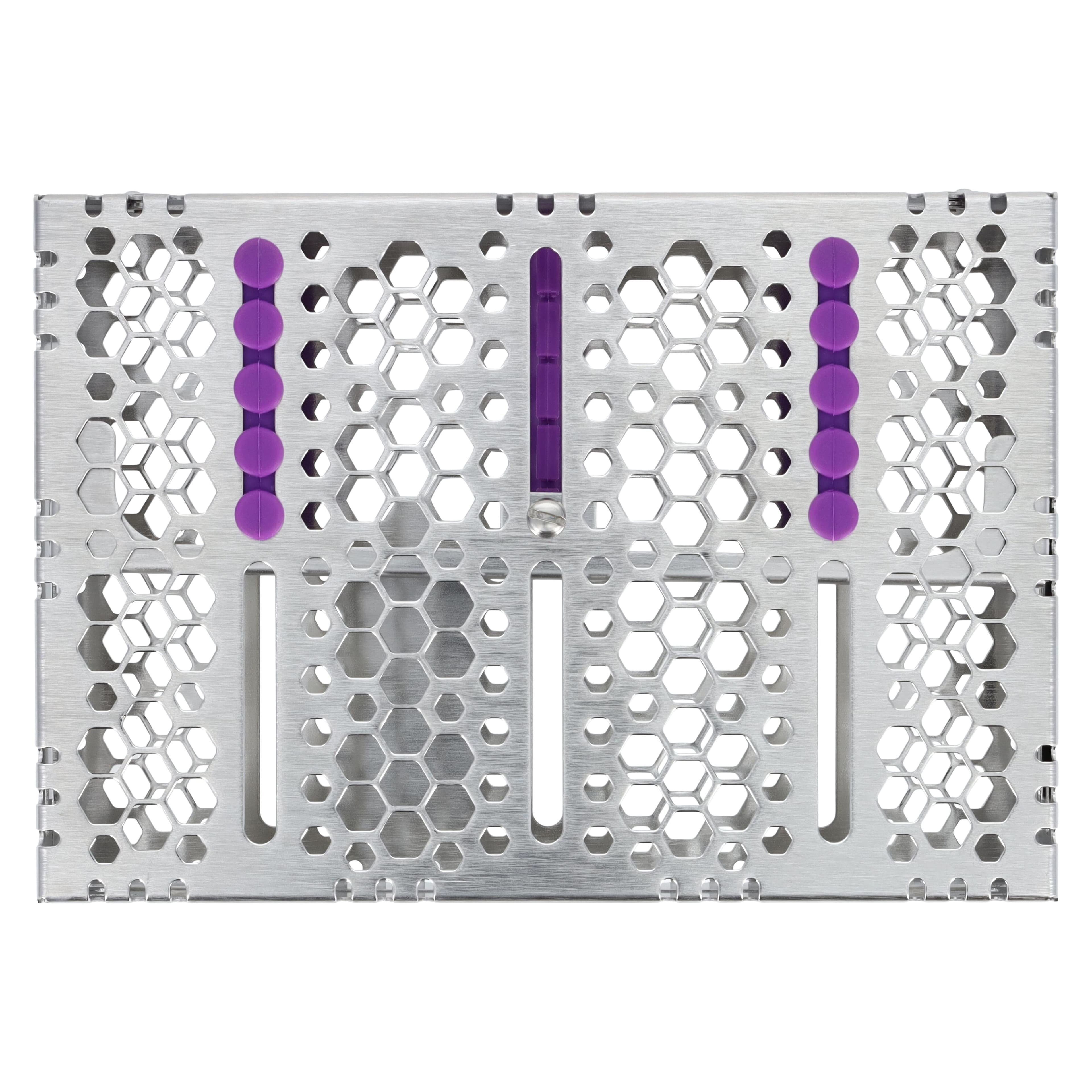 Nordent Cassette Medium 5 Instrument, Single Sided with Divider, Purple, Stainless Steel, 5.5 x 8 x 1.25 in, CH2-5D7 thumbnail 5