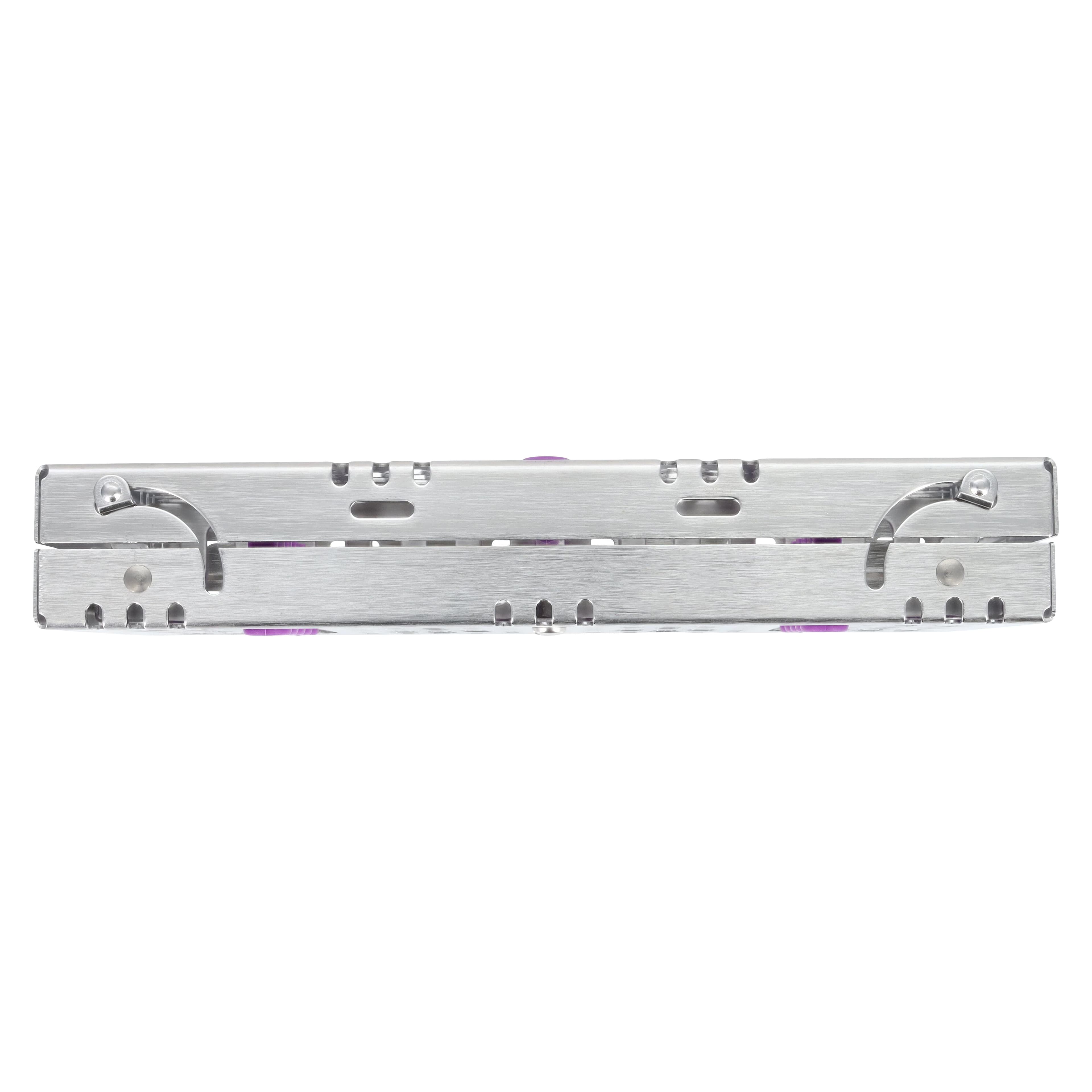Nordent Cassette Medium 5 Instrument, Single Sided with Divider, Purple, Stainless Steel, 5.5 x 8 x 1.25 in, CH2-5D7 thumbnail 6