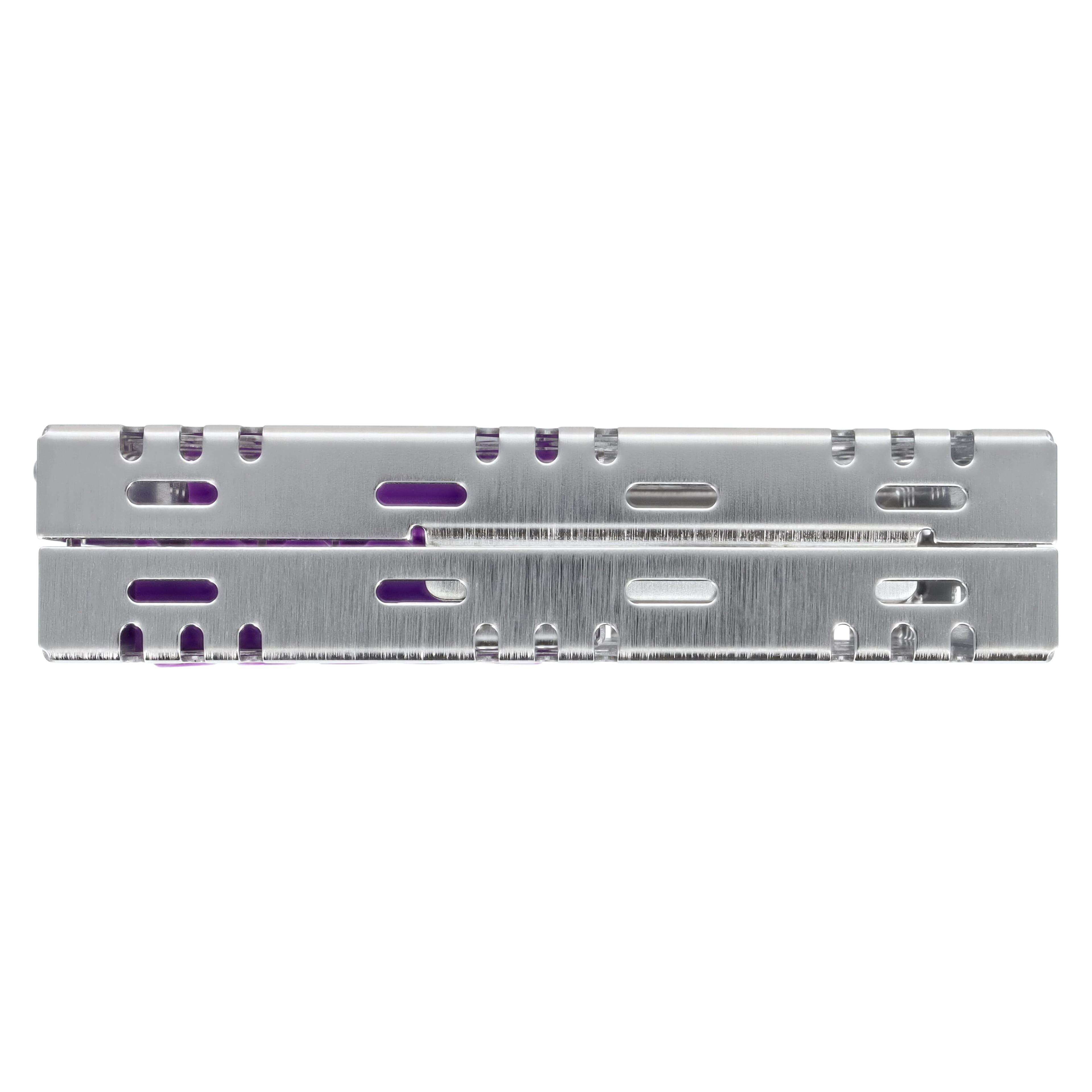 Nordent Cassette Medium 5 Instrument, Single Sided with Divider, Purple, Stainless Steel, 5.5 x 8 x 1.25 in, CH2-5D7 thumbnail 8