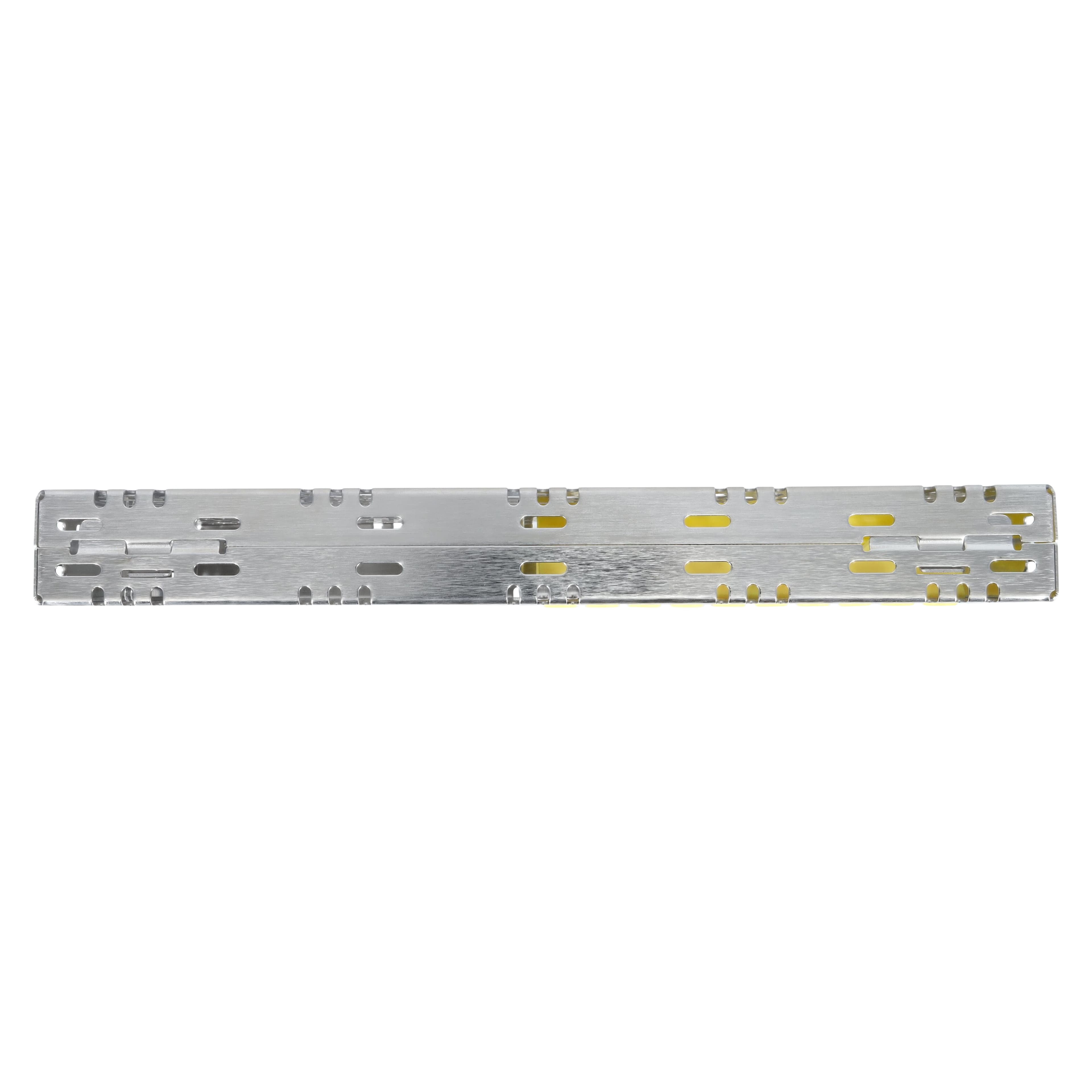Nordent Cassette Single Sided Large Stainless Steel 10 Instruments with Divider, Yellow, 8 in x 11 in x 1.25 in, CH3-10D4 thumbnail 7