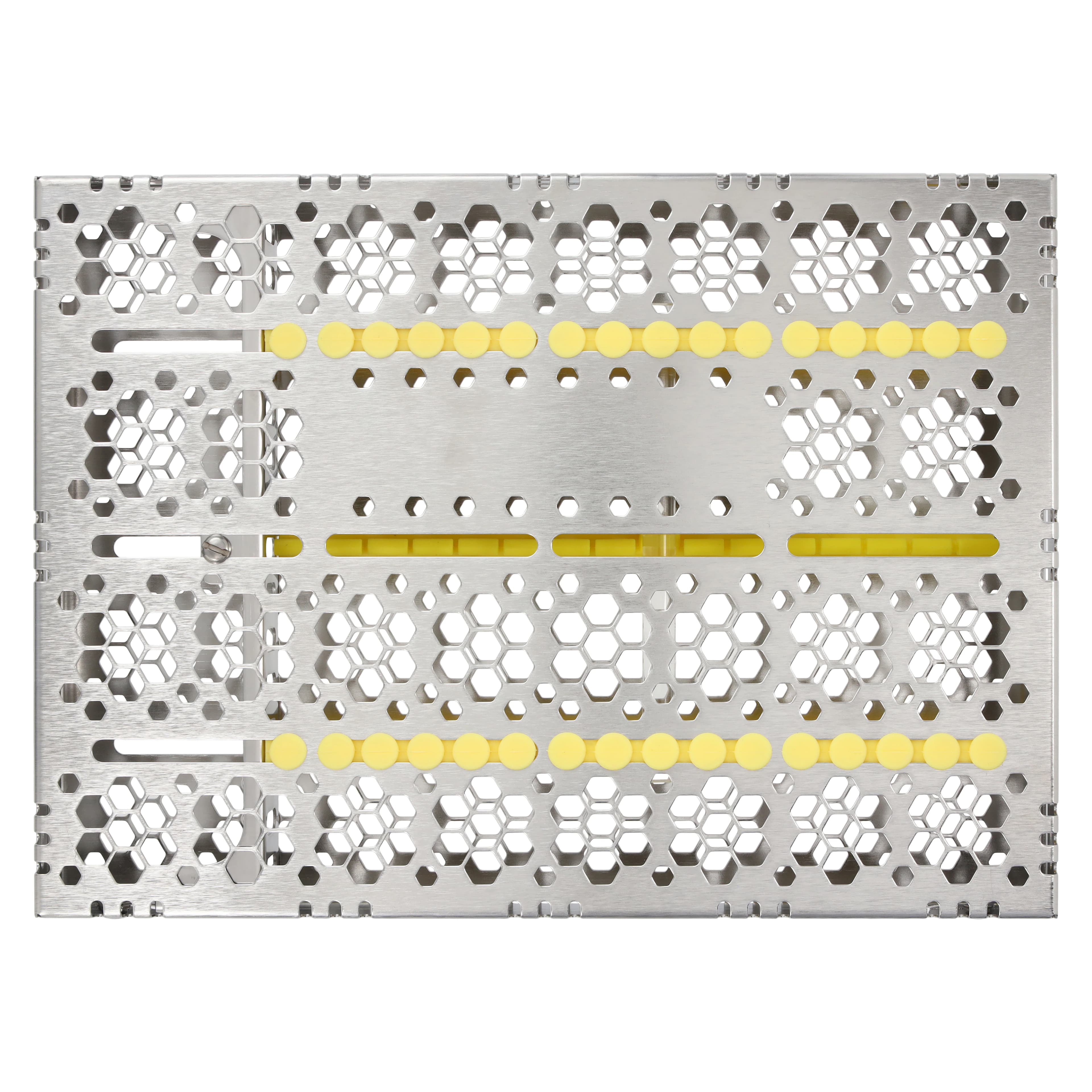 Nordent Sterilization Cassette, Large, Single-Sided, 16 Instruments, 2-1/2 x 8 Accessory Area, Yellow, CH3-16D4 thumbnail 4