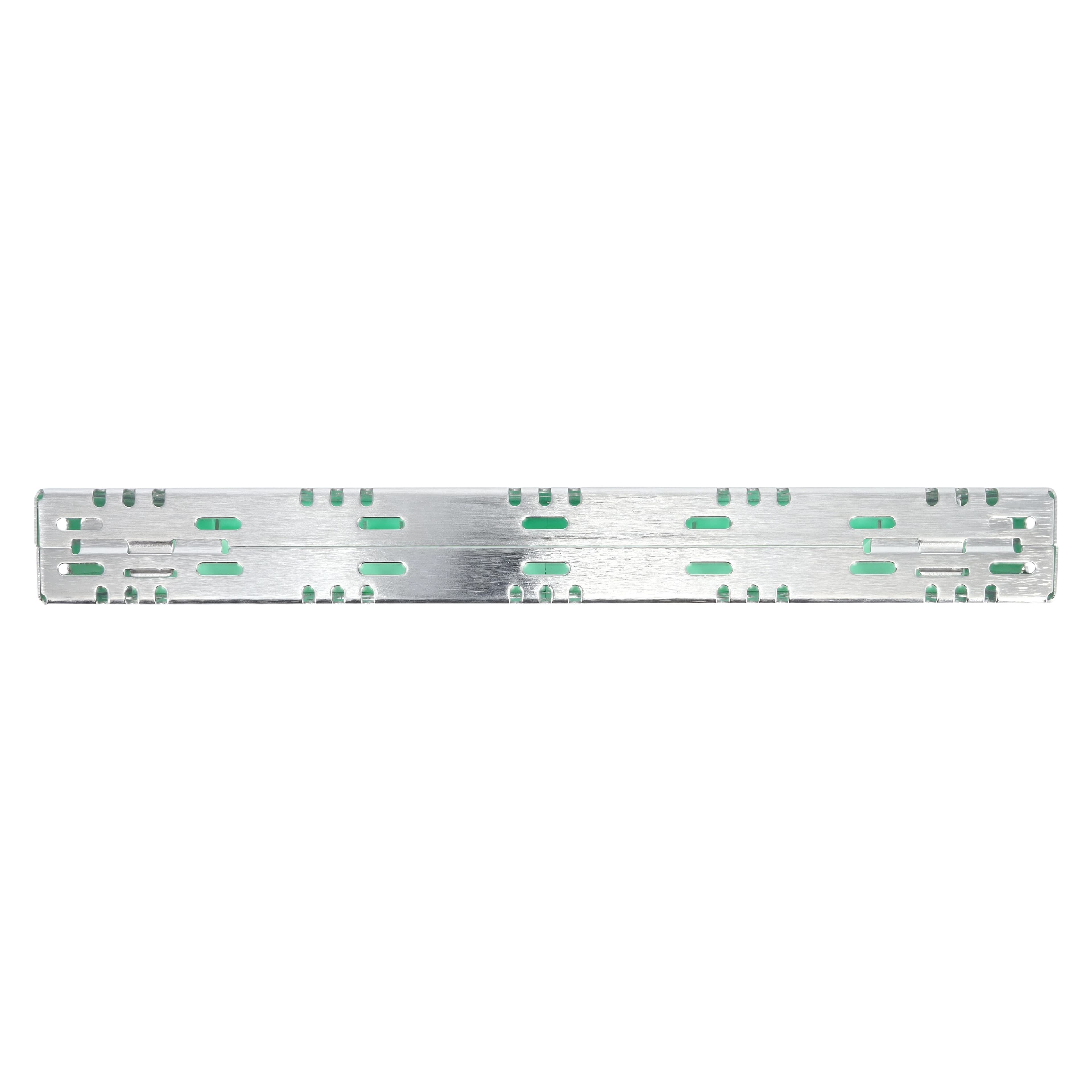 Nordent Sterilization Cassette, Single-Sided Large, 20 Instruments, Light Green, Stainless Steel, 8" x 11" x 1.25", CH3-20N5 thumbnail 7