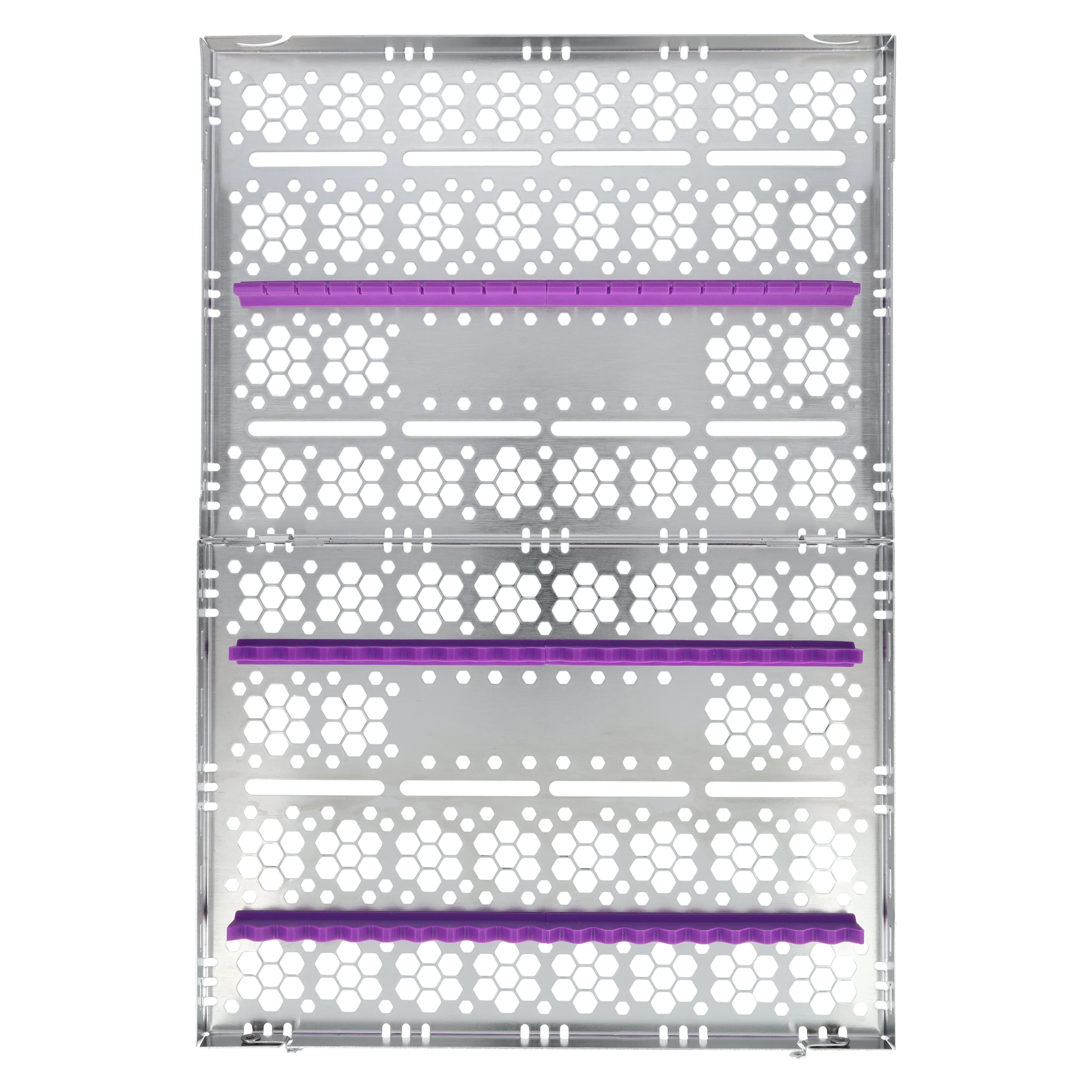 Nordent Cassette Large Single Sided Stainless Steel 20 Instruments, Purple, 8 in x 11 in x 1.25 in, CH3-20N7 thumbnail 3