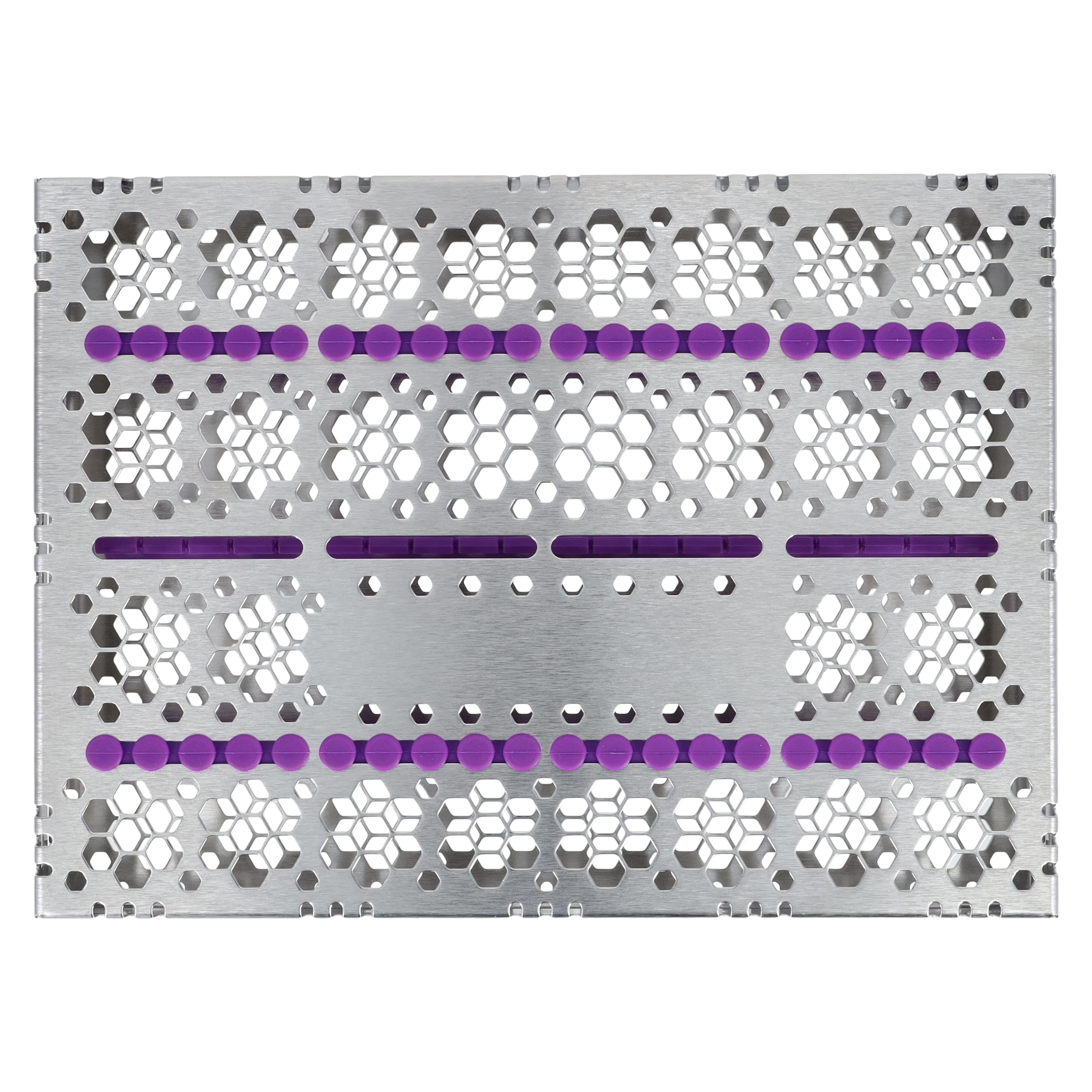 Nordent Cassette Large Single Sided Stainless Steel 20 Instruments, Purple, 8 in x 11 in x 1.25 in, CH3-20N7 thumbnail 5