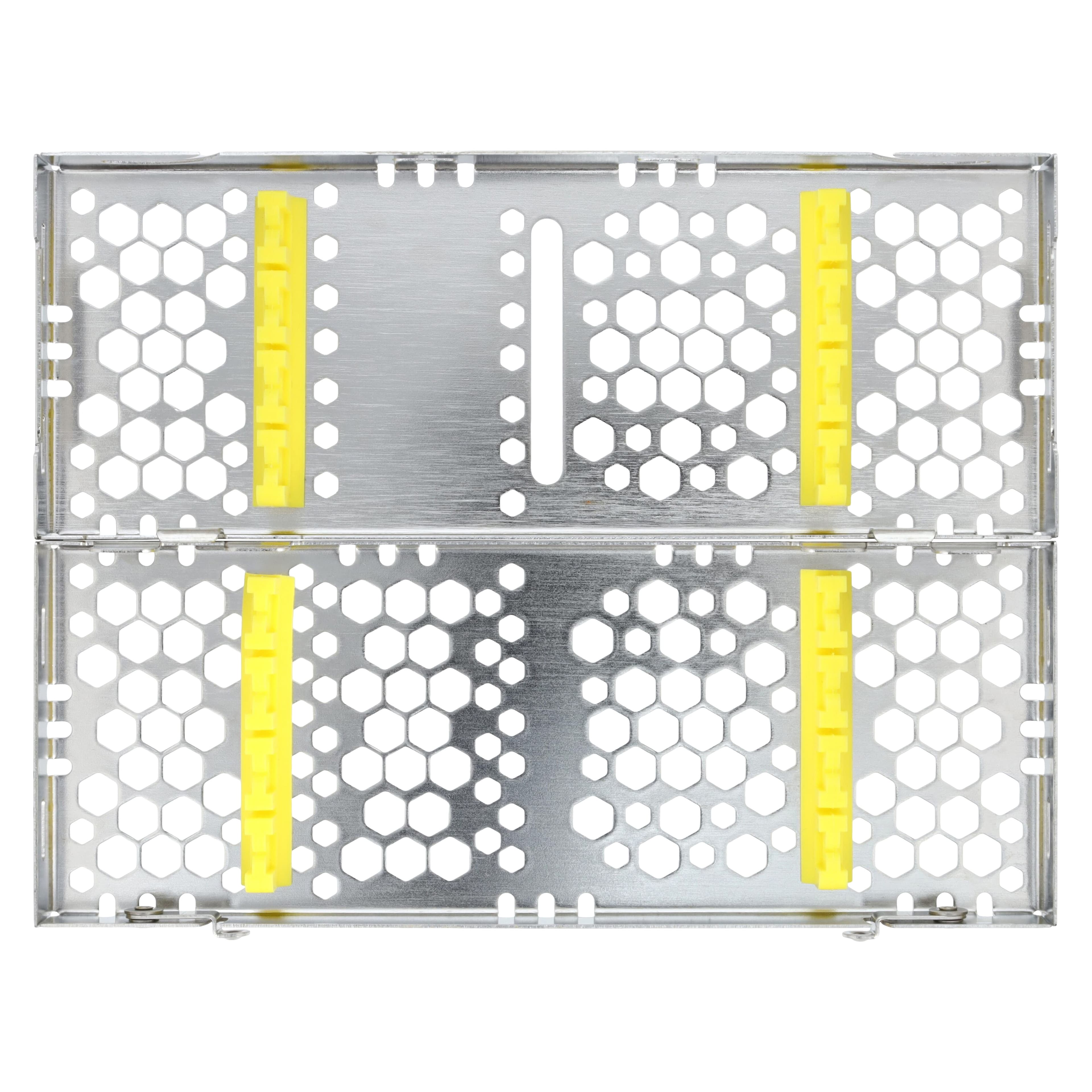 Nordent Cassette Small Double Sided 8 Instruments, Yellow, Stainless Steel, 3 in x 8 in x 1.25 in, CHD1-8N4 thumbnail 3