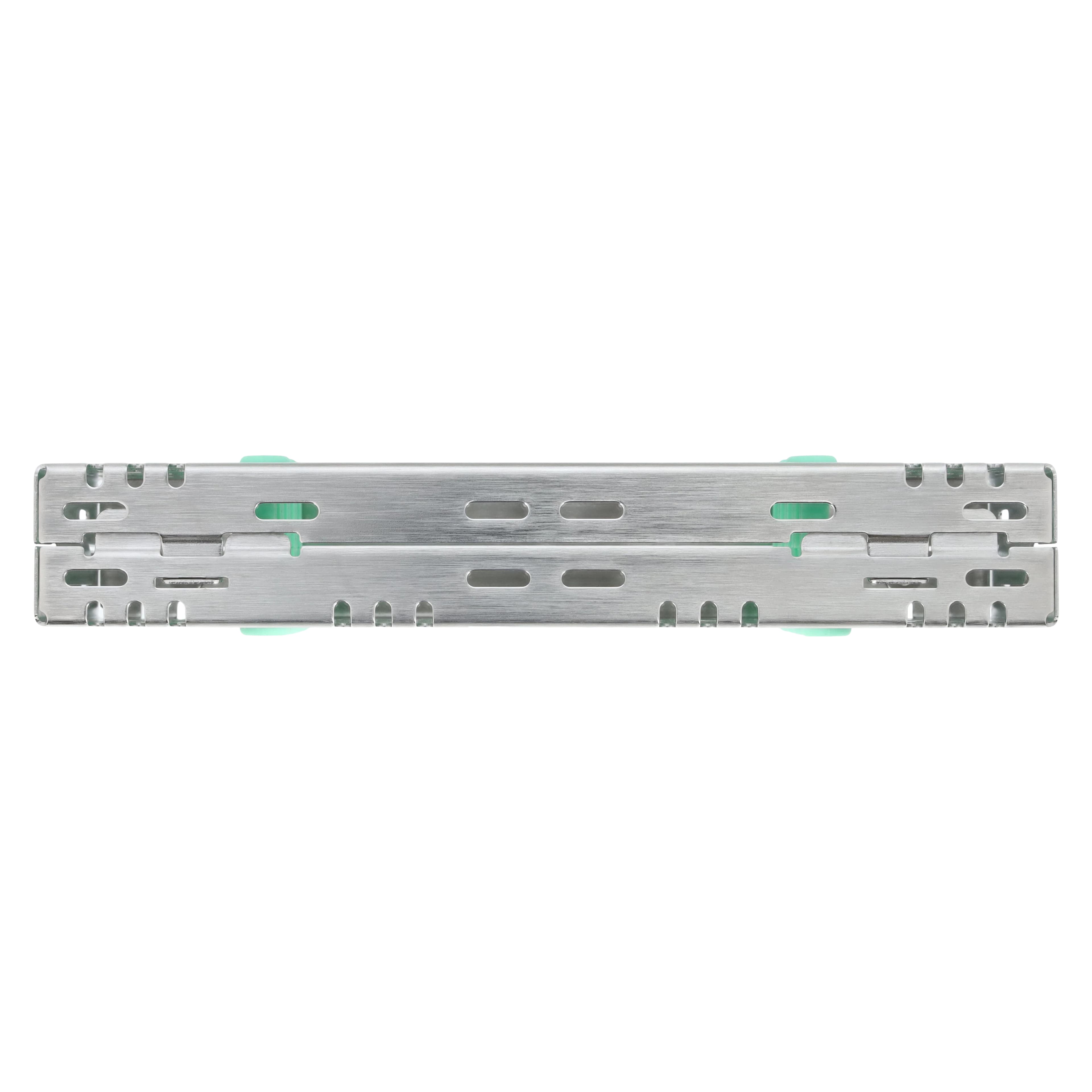 Nordent Cassette Small Double Sided 8 Instruments, Light Green, Stainless Steel, 3 in x 8 in x 1.25 in, CHD1-8N5 thumbnail 7