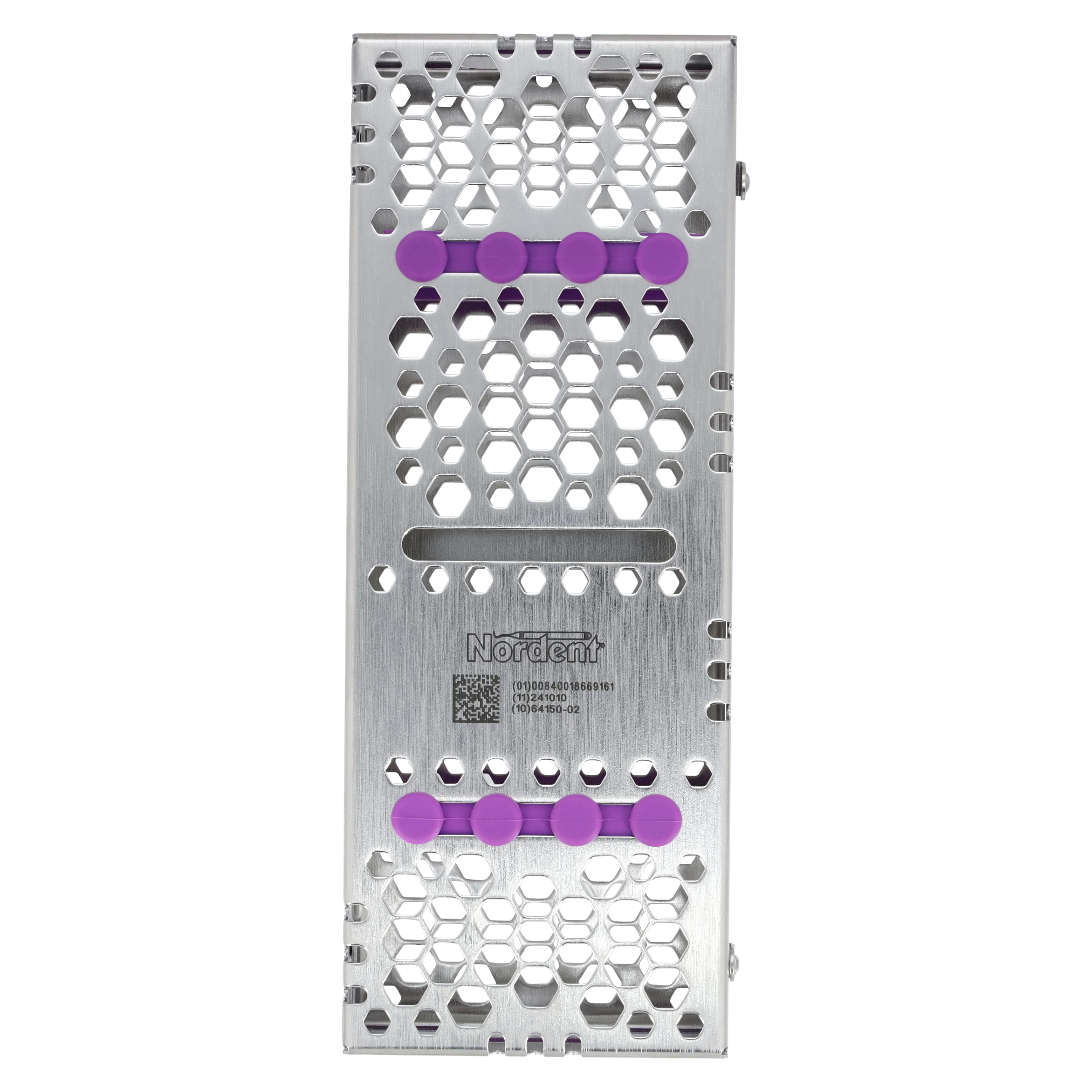 Nordent Cassette Small Double Sided 8 Instruments, Purple, Stainless Steel, 3 in x 8 in x 1.25 in thumbnail 4