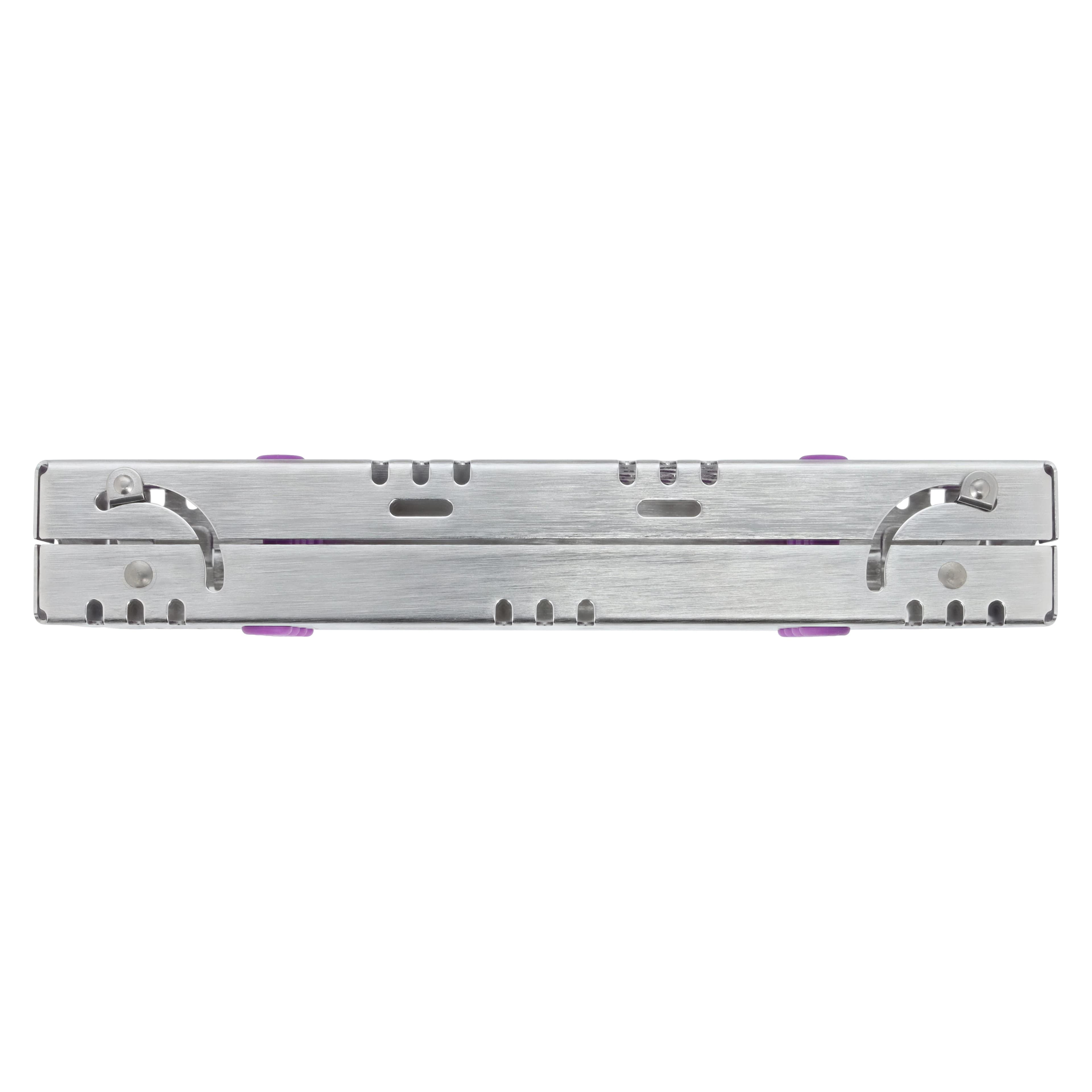 Nordent Cassette Small Double Sided 8 Instruments, Purple, Stainless Steel, 3 in x 8 in x 1.25 in thumbnail 6