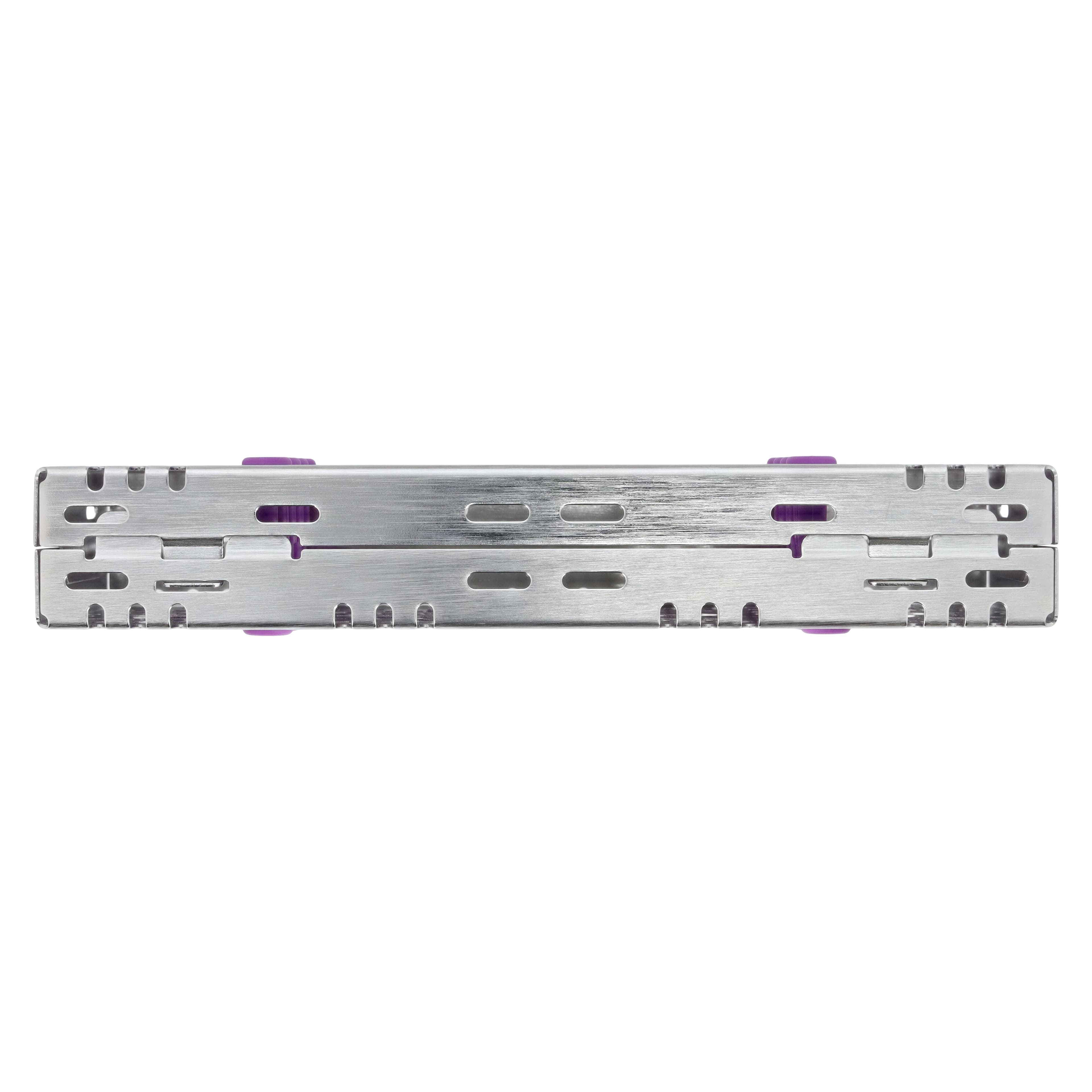 Nordent Cassette Small Double Sided 8 Instruments, Purple, Stainless Steel, 3 in x 8 in x 1.25 in thumbnail 7