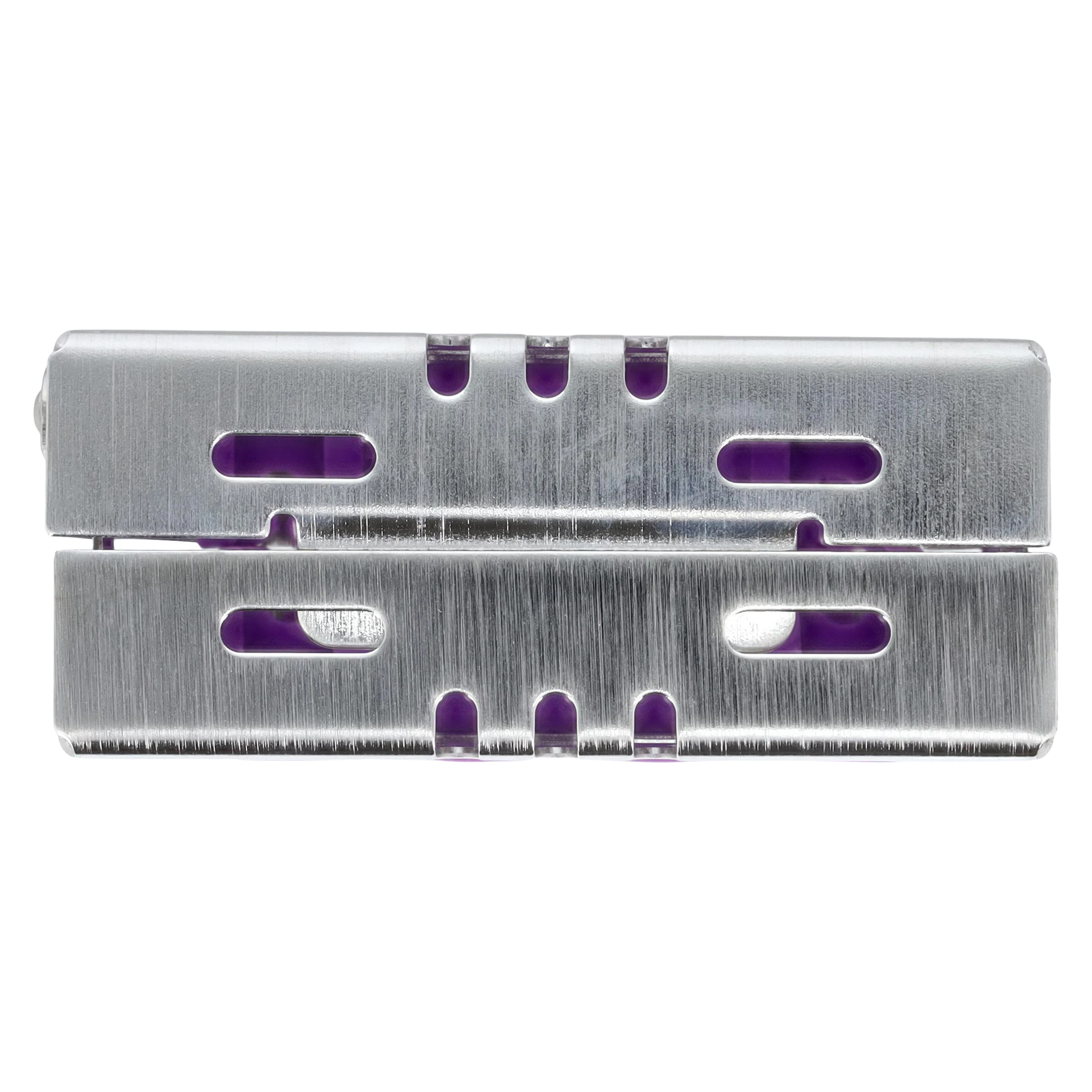 Nordent Cassette Small Double Sided 8 Instruments, Purple, Stainless Steel, 3 in x 8 in x 1.25 in thumbnail 8