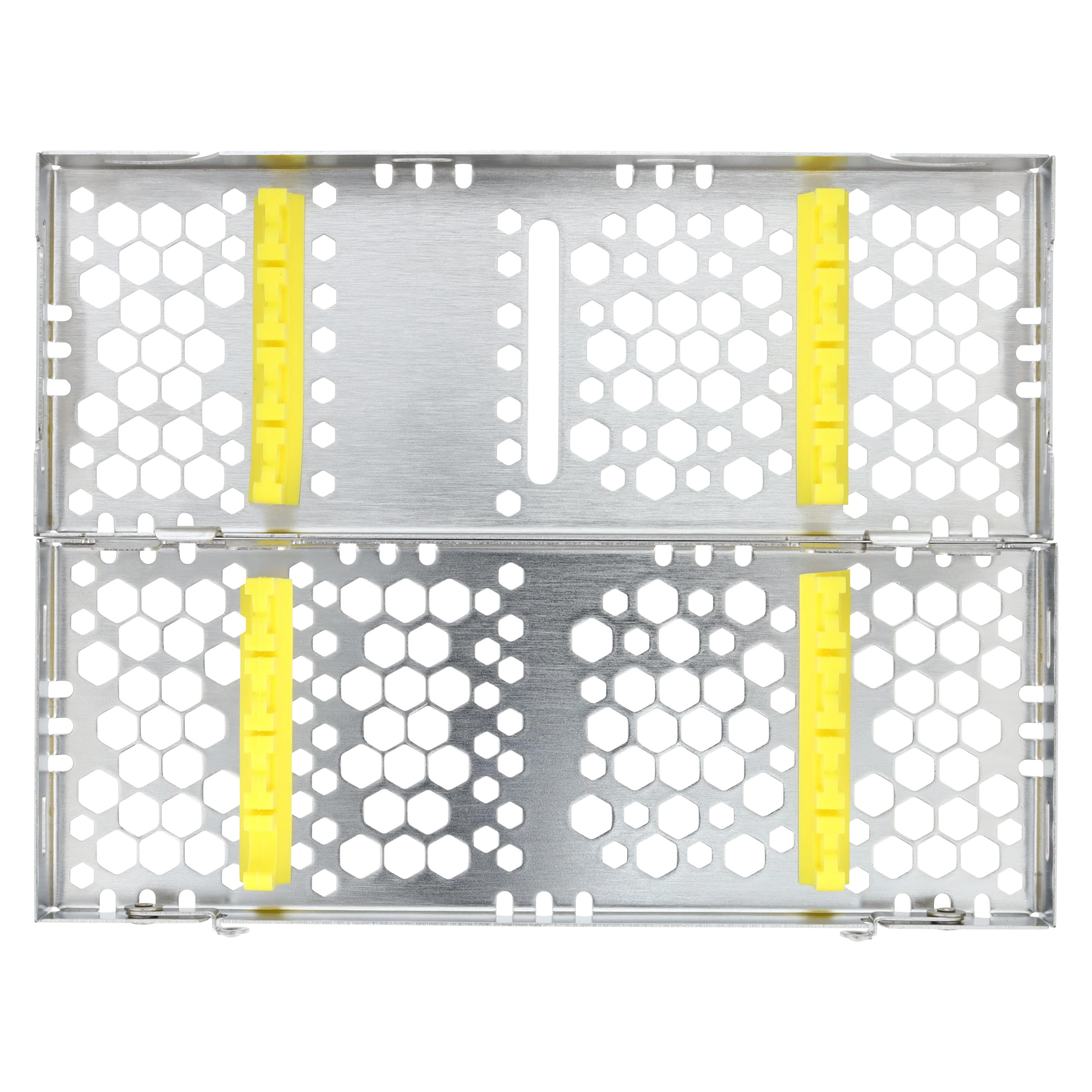 Nordent Cassette Small Double Sided Bottom Rail, 8 Instruments, Yellow, 3 in x 8 in x 1.25 in, CHD1-8N4S thumbnail 3