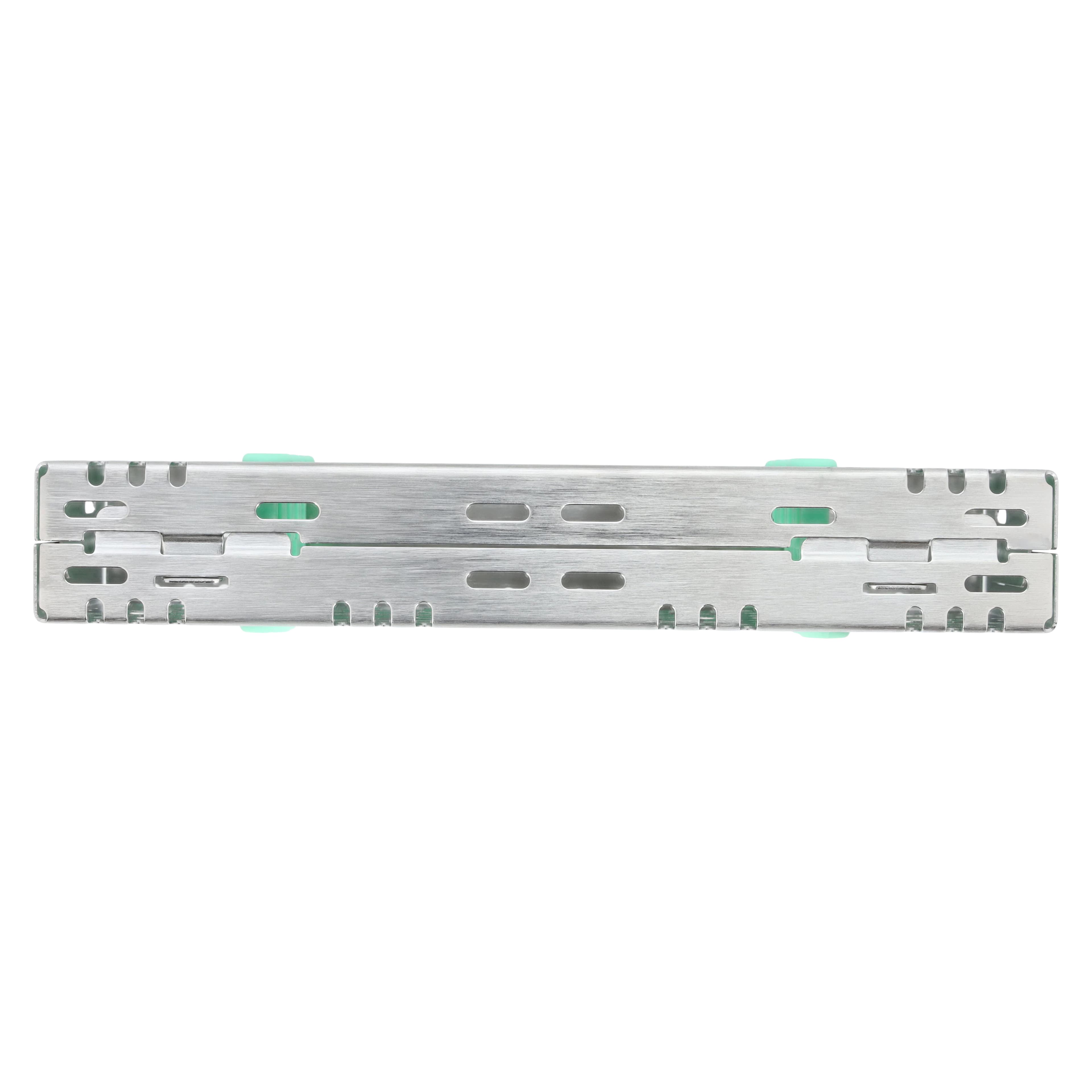 Nordent Cassette Small Double Sided Bottom Rail, 8 Instruments, Light Green, 3 in x 8 in x 1.25 in, CHD1-8N5S thumbnail 7