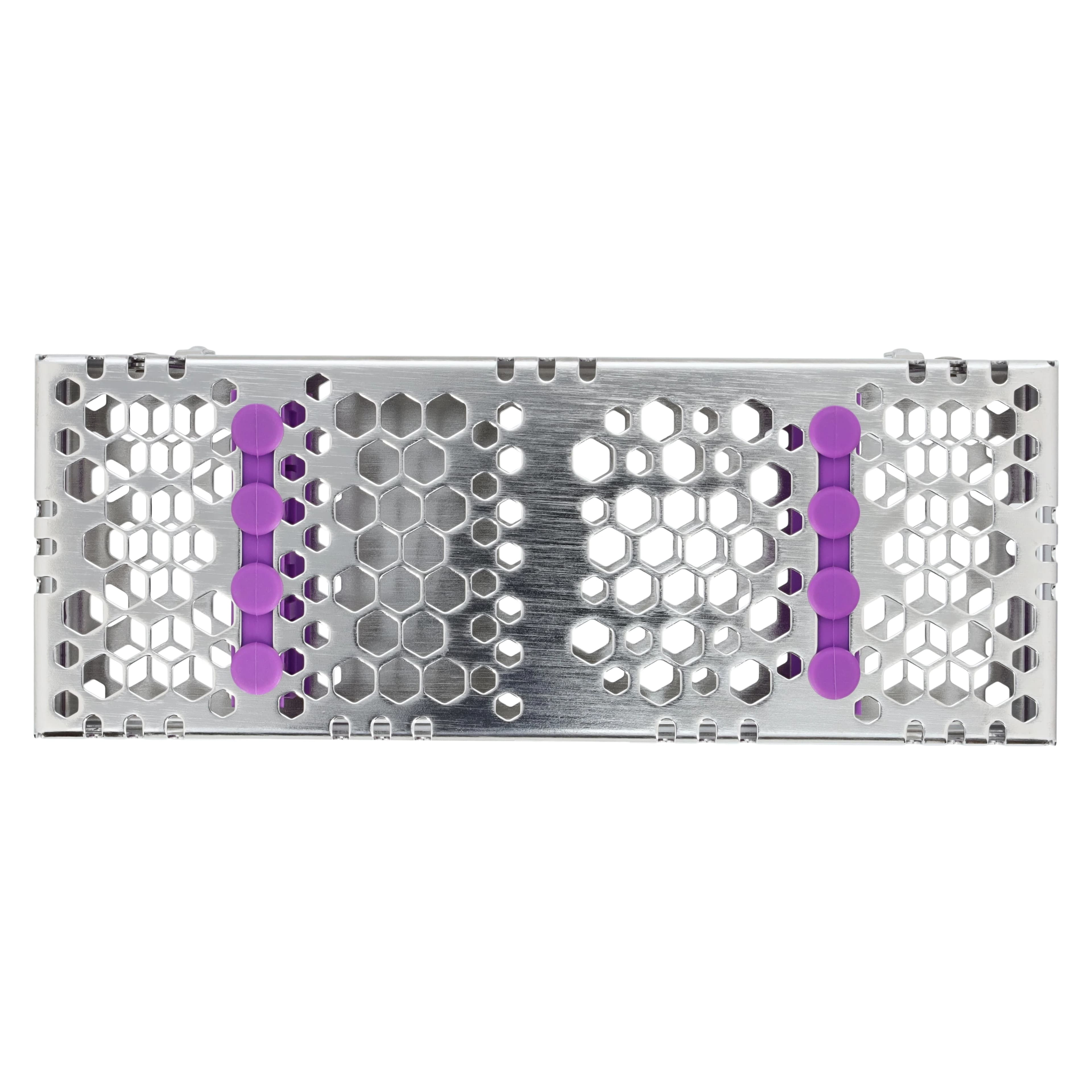 Nordent Cassette Small Double Sided Bottom Rail, 8 Instruments, Purple, Stainless Steel, CHD1-8N7S thumbnail 5