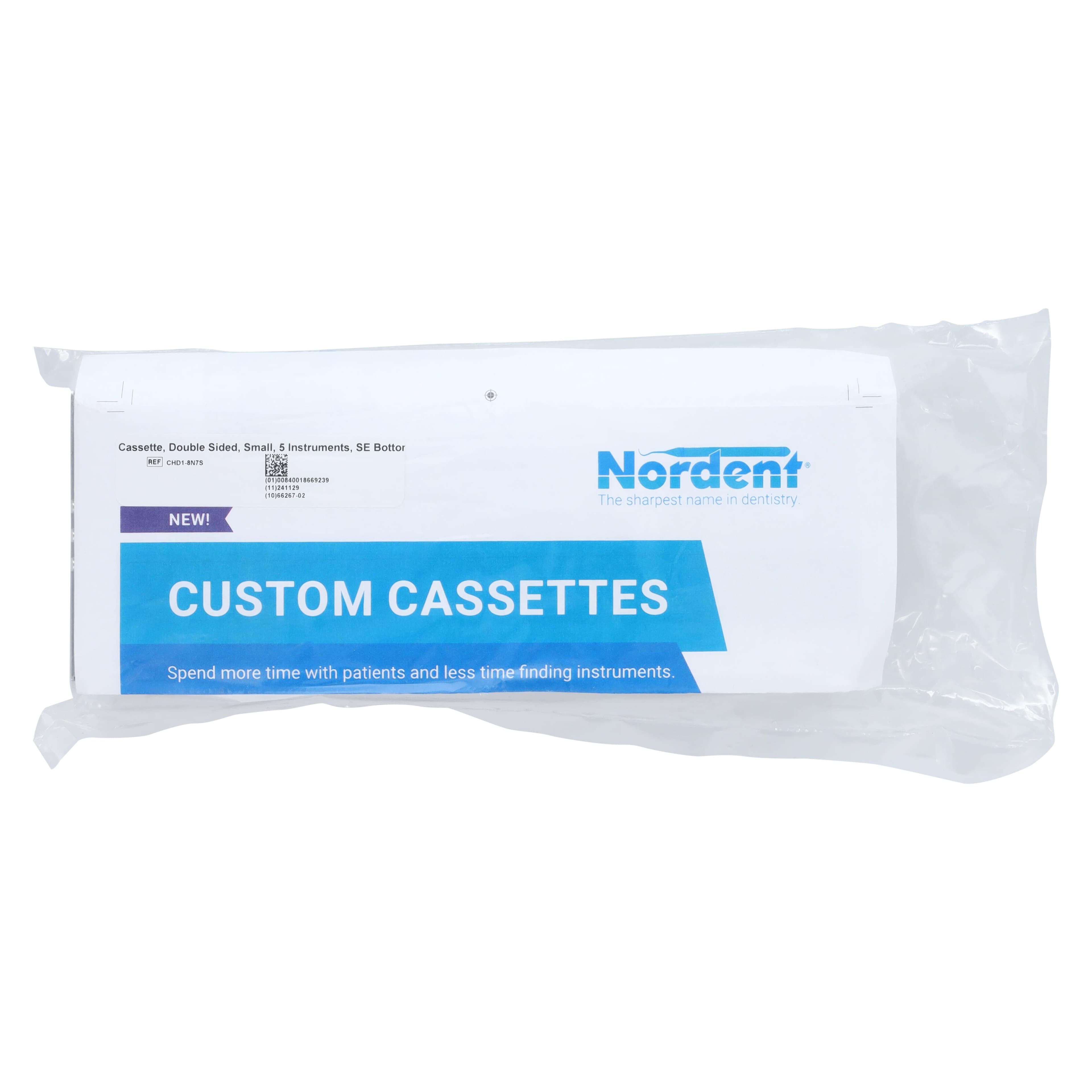 Nordent Cassette Small Double Sided Bottom Rail, 8 Instruments, Purple, Stainless Steel, CHD1-8N7S thumbnail 9