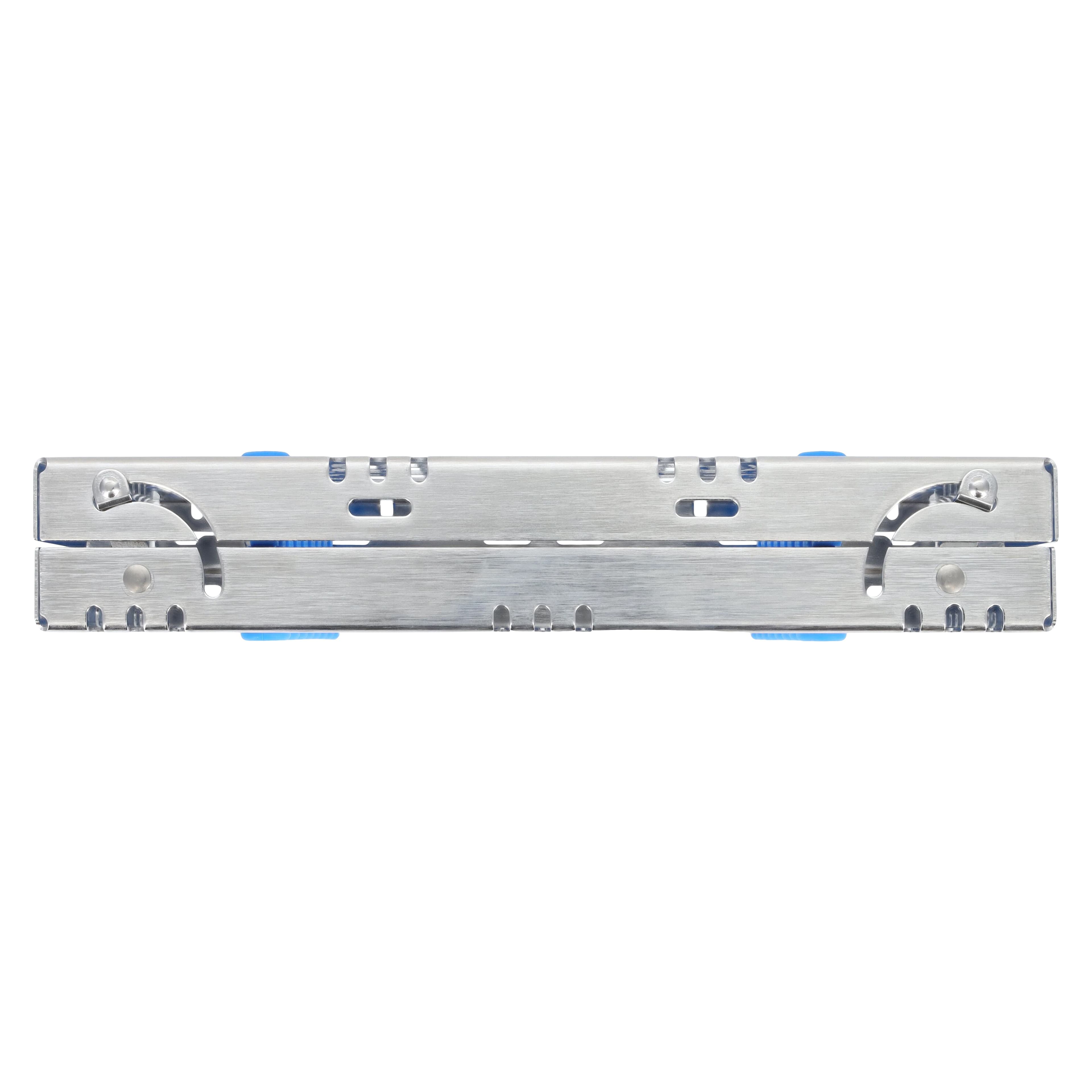 Nordent Cassette Double Sided Medium 16 Instruments, Blue, Stainless Steel, 5.5" W x 8" L x 1.25" H, CHD2-16N1 thumbnail 6