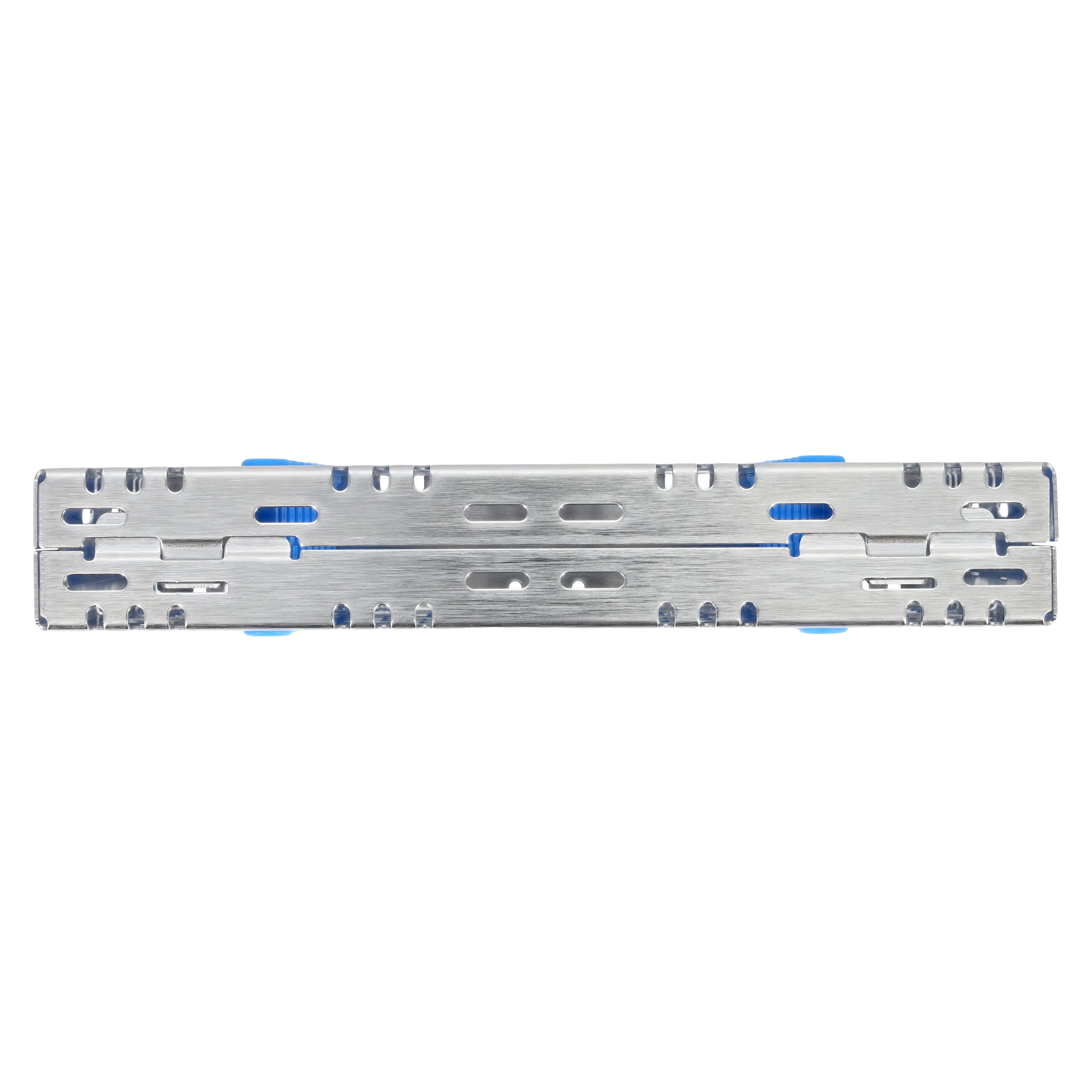 Nordent Cassette Double Sided Medium 16 Instruments, Blue, Stainless Steel, 5.5" W x 8" L x 1.25" H, CHD2-16N1 thumbnail 7