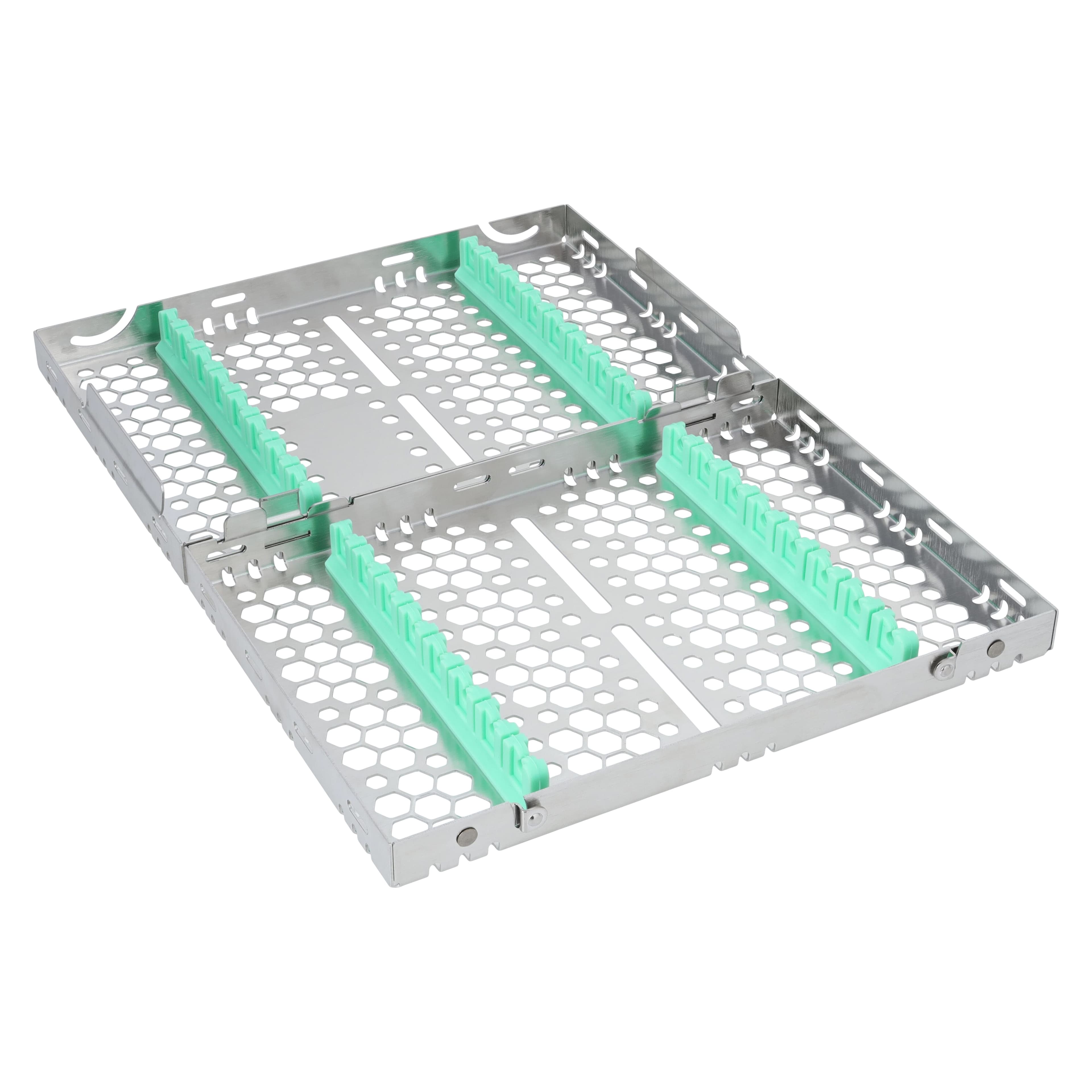 Nordent Cassette DS Med 16 Instruments, Double Sided, Light Green, 5.5 x 8 x 1.25 in, CHD2-16N5 thumbnail 2